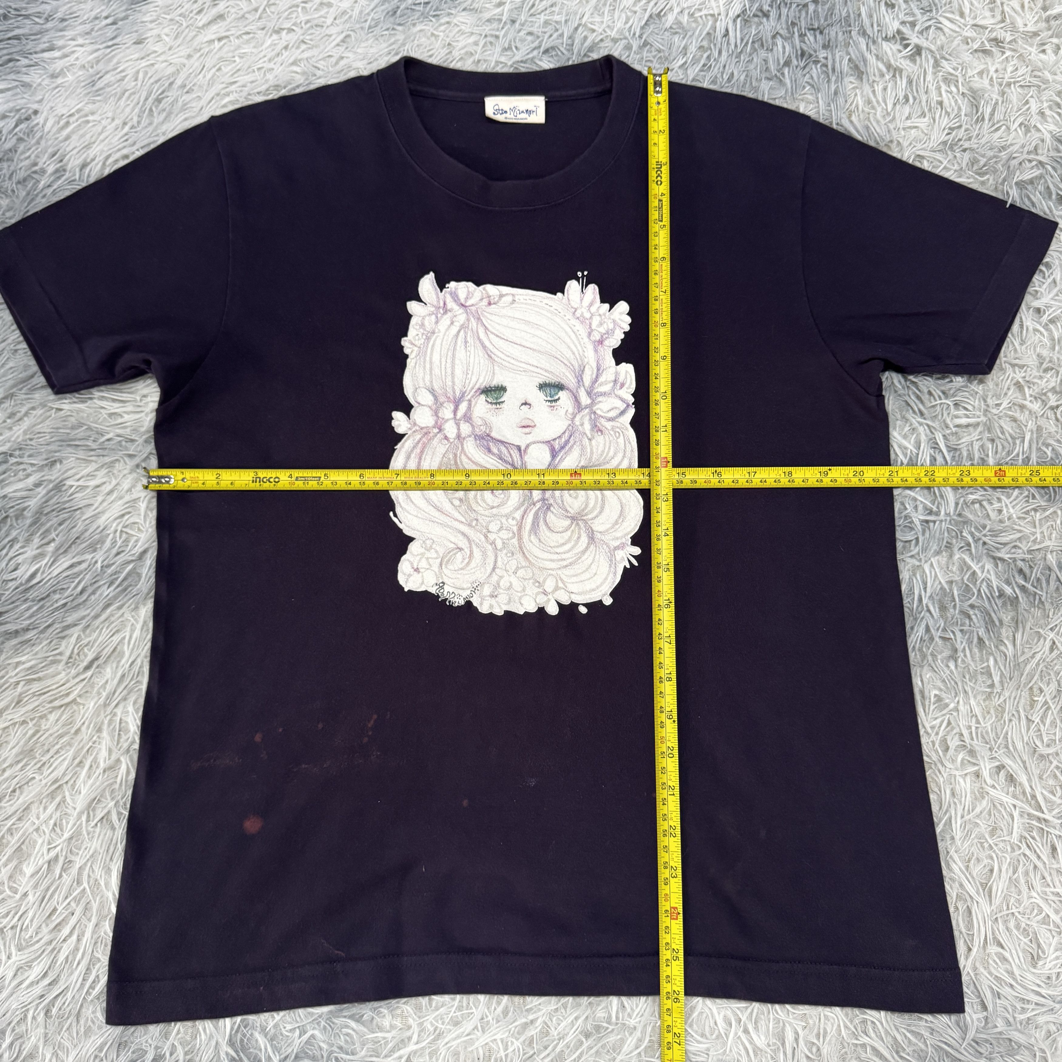 Anime Japanese Anime Asoto Mizumori Sunfaded Tshirt Size US M / EU 48-50 / 2 - 6 Thumbnail
