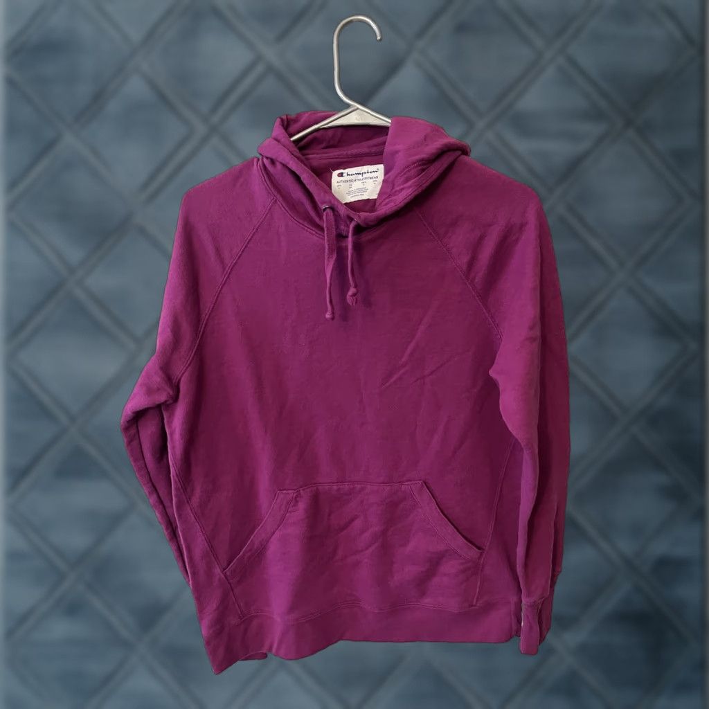 Champion CHAMPION Hoodie Medium Purple Pull Over Sweatshirt Womens M Purple Zipper Activewear Size M / US 6-8 / IT 42-44 - 1 Thumbnail