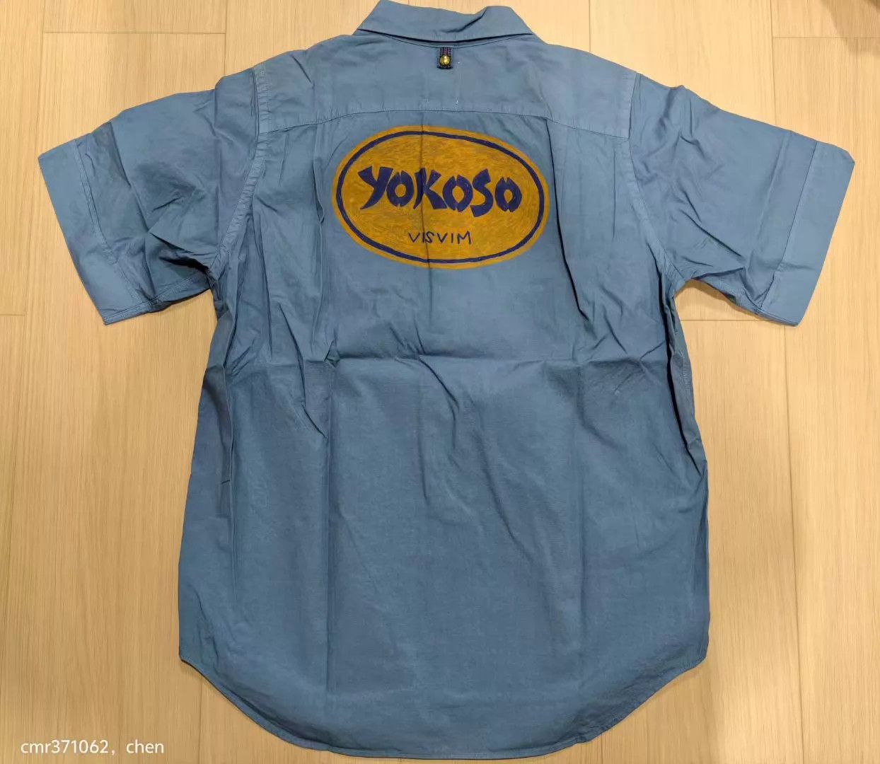 Visvim visvim 17ss ellas S/S YOKOSO blue2 new short sleeve Size US M / EU 48-50 / 2 - 1 Thumbnail