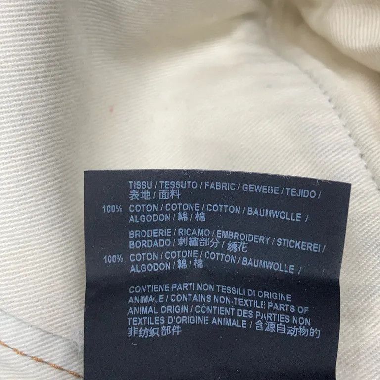 Saint Laurent Paris F/W19 Bandana Distressed Denim Jeans Anthony Vaccarello Size US 32 / EU 48 - 4 Thumbnail