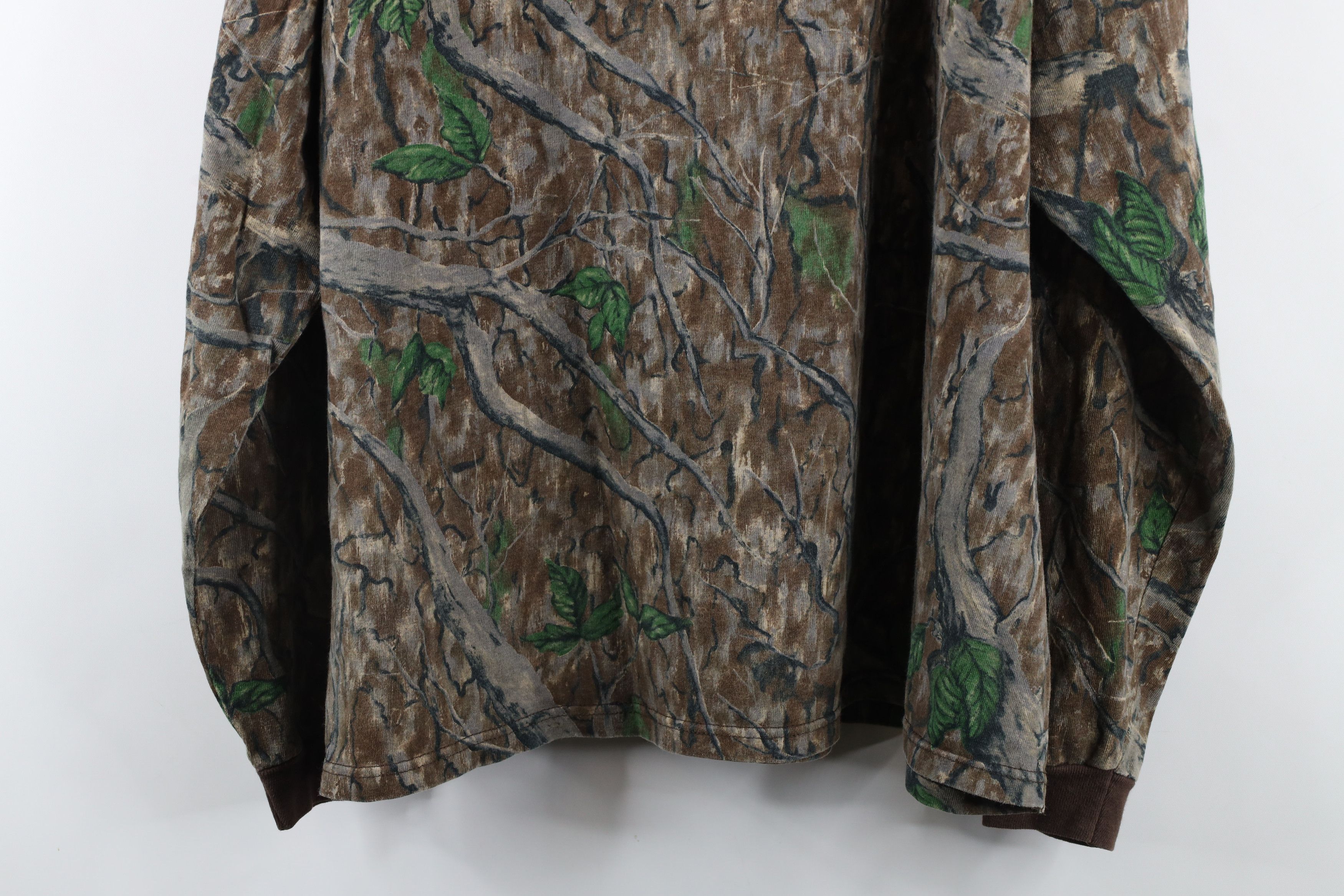 Vintage Vintage 90s Streetwear Camouflage Long Sleeve T-Shirt USA Size US XXL / EU 58 / 5 - 11 Thumbnail