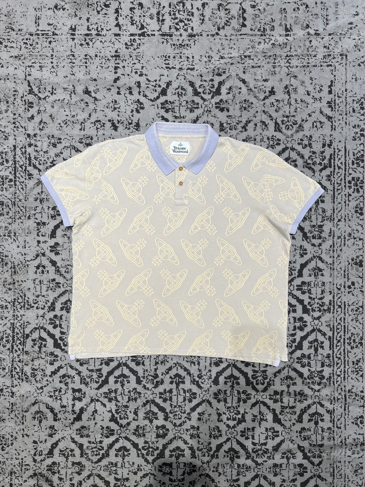 Vivienne Westwood Pique Polo Collar T-Shirt Size US XXL / EU 58 / 5 - 1 Thumbnail