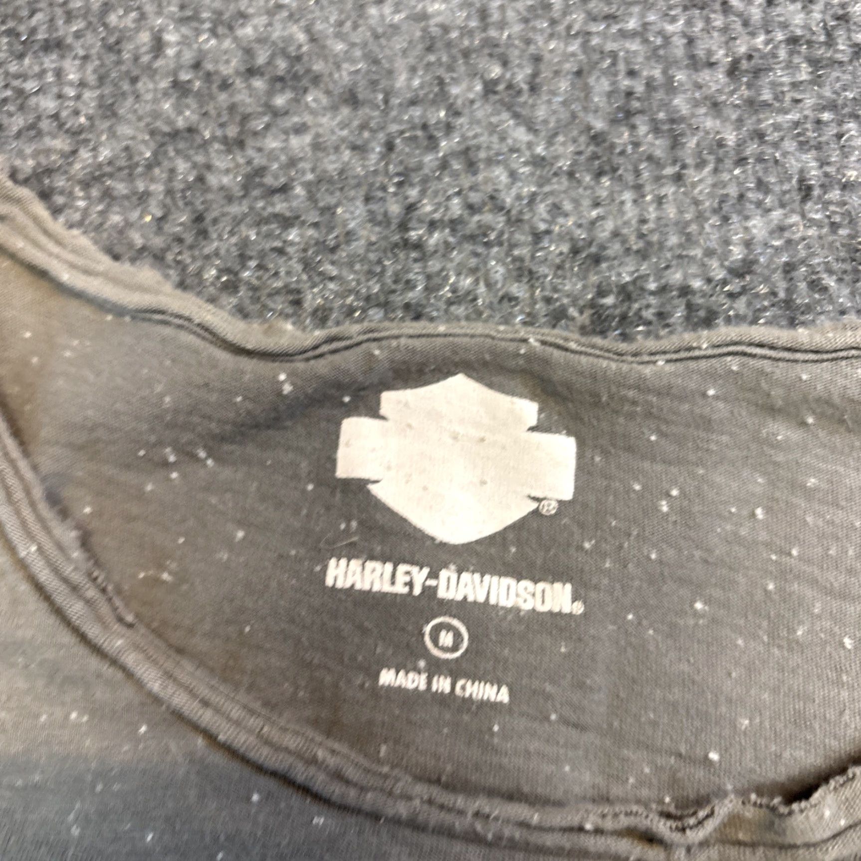 Harley Davidson Harley-Davidson Gearhead Shirt Women’s M Gray Cotton T-Shirt Motorcycle Crew Neck Short Sleeve Unisex Adults Regular Fit -men? Size M / US 6-8 / IT 42-44 - 3 Thumbnail