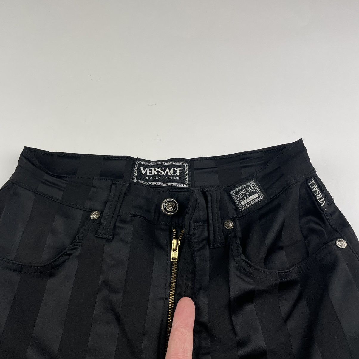 Versace × Versace Jeans Couture VINTAGE VERSACE JEANS COUTURE BLAZER JACKET & PANTS SET Size M / US 6-8 / IT 42-44 - 15 Thumbnail