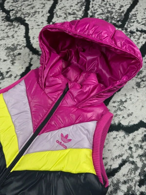 Adidas Adidas pink black down vest S 36 Size S / US 4 / IT 40 - 5 Thumbnail
