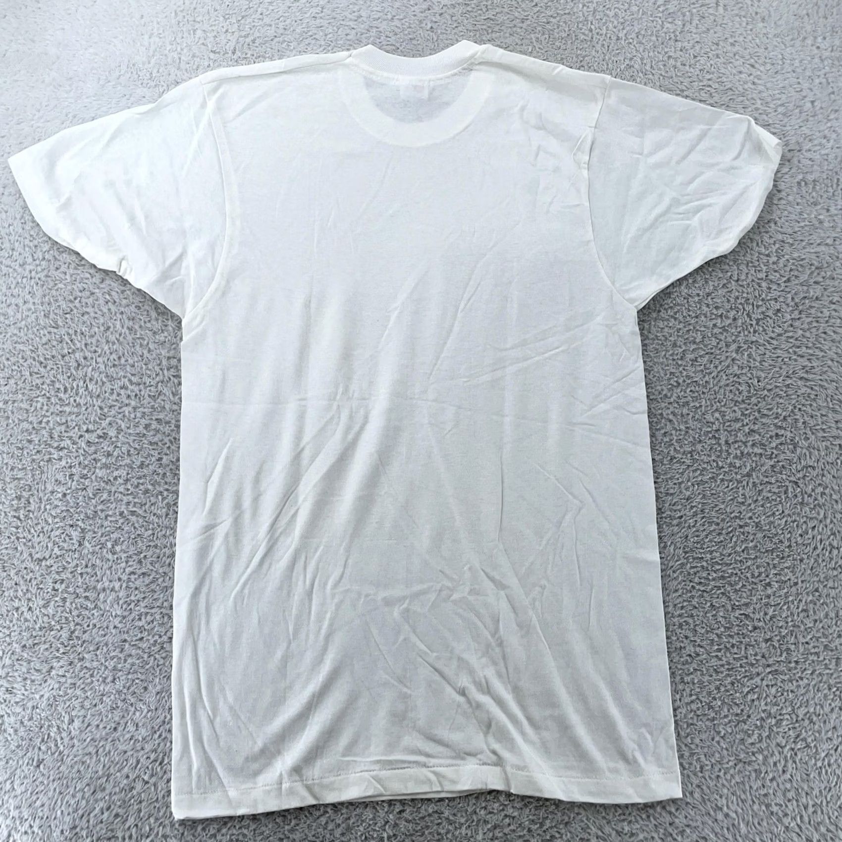 Hanes VINTAGE Hanes Shirt Mens Medium White Crewneck Short Sleeve Tee Size US L / EU 52-54 / 3 - 4 Thumbnail