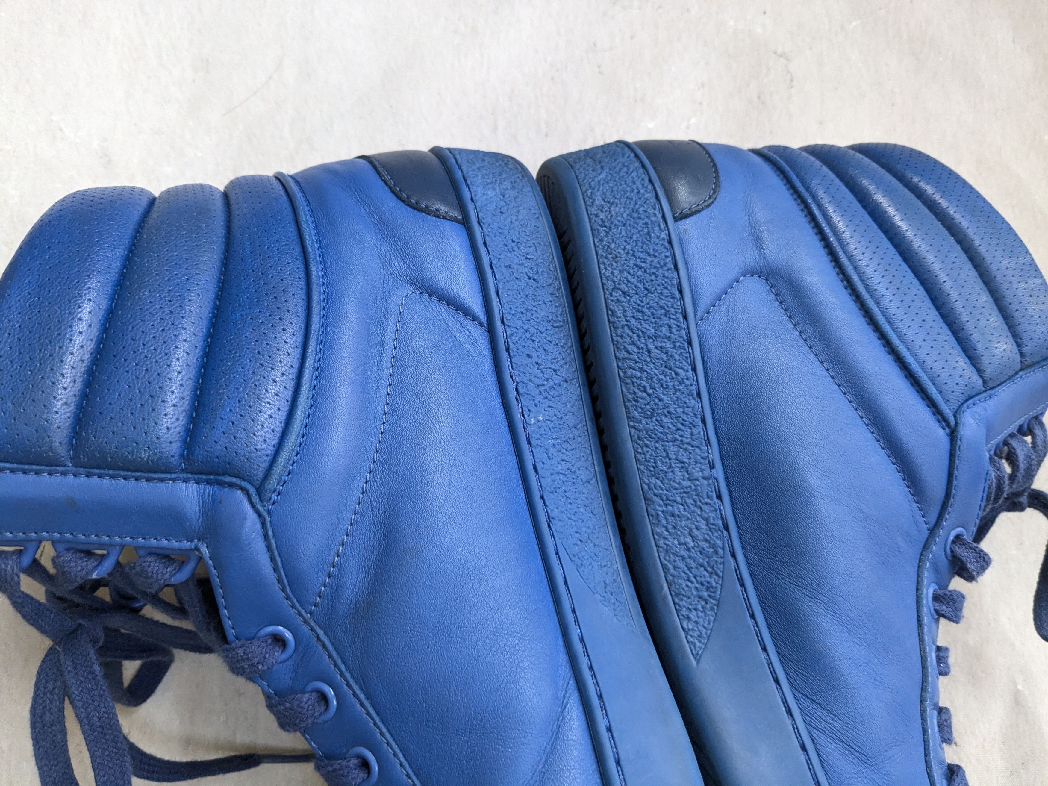 Gucci Gucci Ace Sneakers Blue 10.5 High Tops 625672 GG Size US 10.5 / EU 43-44 - 14 Thumbnail
