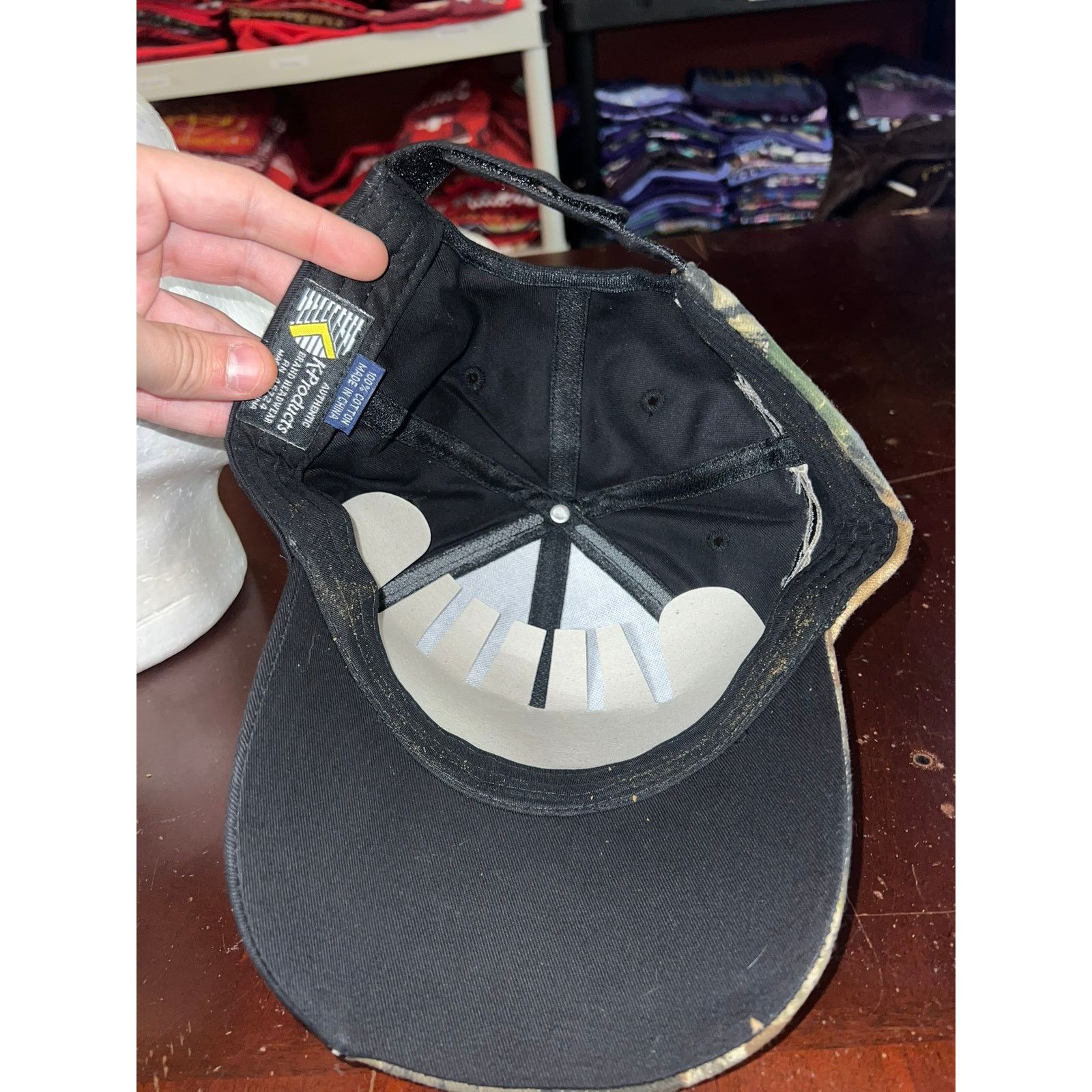 Vintage Vintage Freightliner Hat Black Camo K-Products Cap VTG Os Size ONE SIZE - 6 Thumbnail