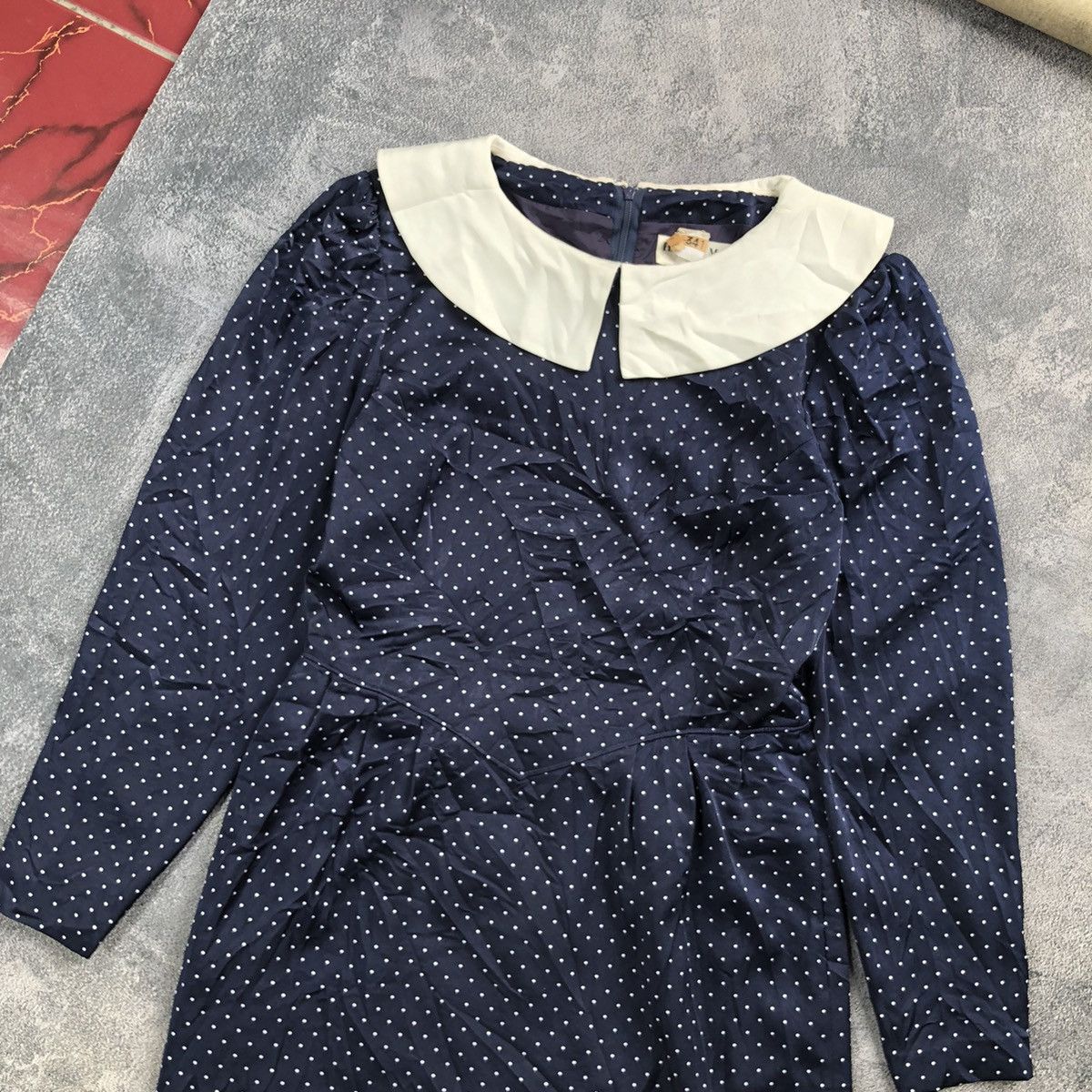 Hanae Mori Vintage HANAE MORI New York Print Silk Dress Size M / US 6-8 / IT 42-44 - 2 Thumbnail
