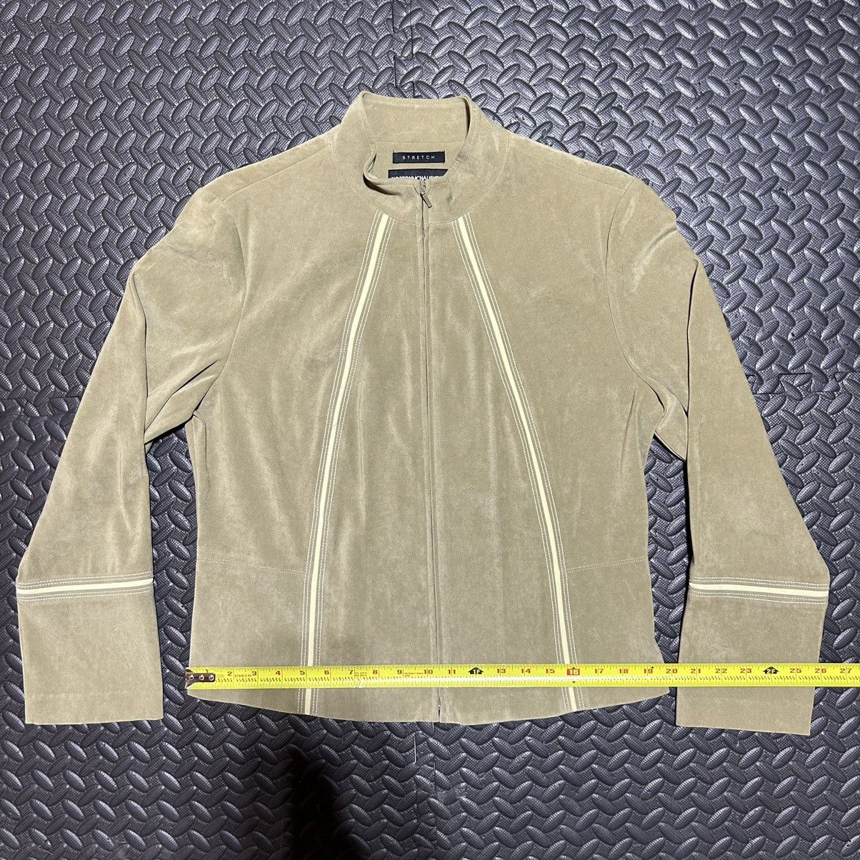 Designer × Other Norton McNaughton Jacket Womens 12 Green Zip Up Stretch Size XL / US 12-14 / IT 48-50 - 5 Thumbnail