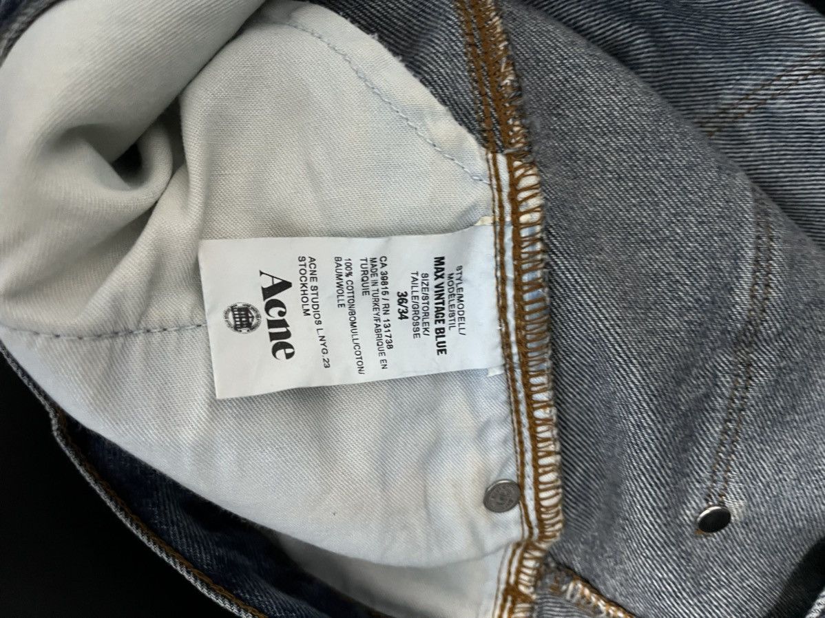 Acne Studios Acne Max vintage blue denim Size US 36 / EU 52 - 6 Thumbnail