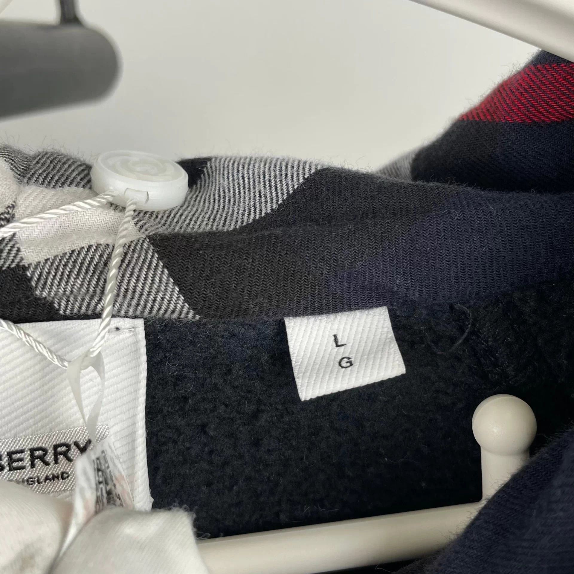 Burberry Burberry Cotton Hoodie Black 175/96A 260511TXYDQ01 Size US L / EU 52-54 / 3 - 6 Thumbnail