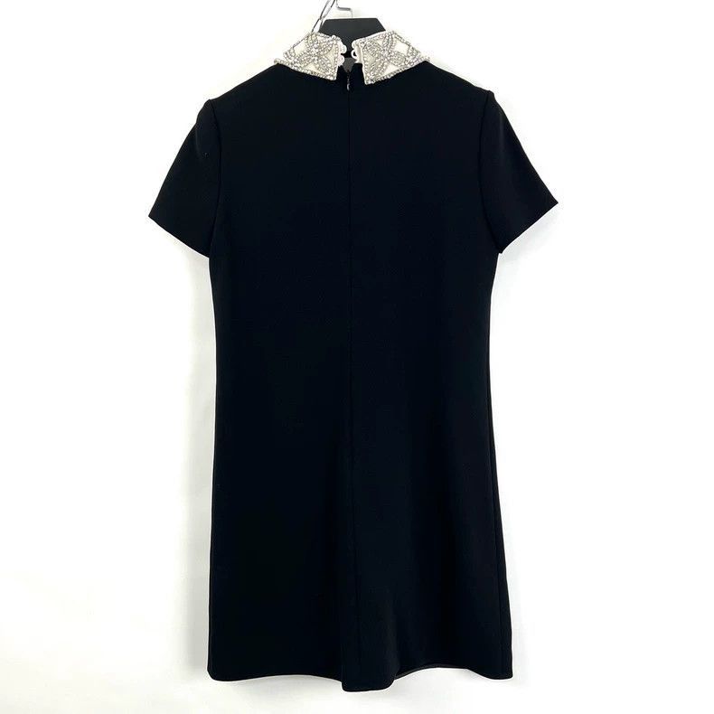 Prada Miumiu Short Sleeve Embellished Dress -2505 Size S / US 4 / IT 40 - 2 Thumbnail