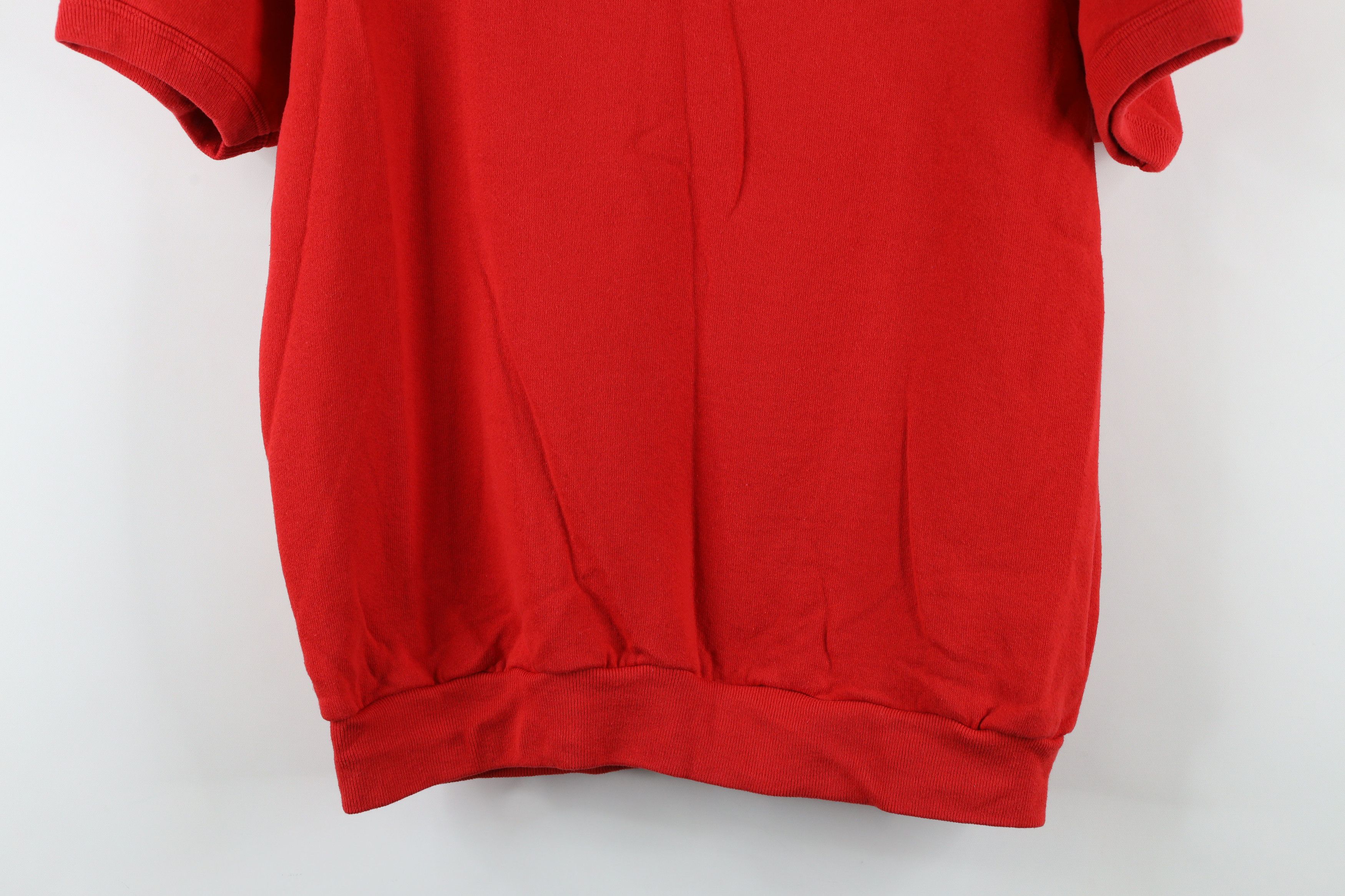 Vintage Vintage 90s Streetwear Short Sleeve Crewneck Sweatshirt USA Size XL / US 12-14 / IT 48-50 - 9 Thumbnail