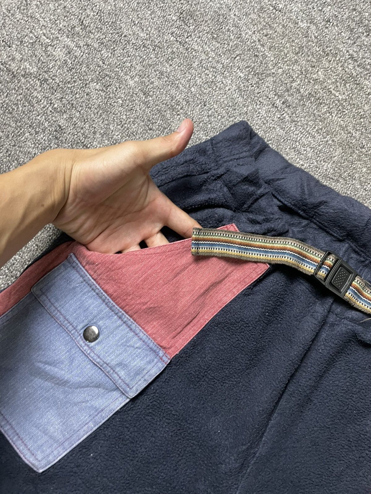 Japanese Brand × Vintage × go slow caravan GO SLOW CARAVAN Brand Fleece Pants (134) Size US 30 / EU 46 - 8 Thumbnail