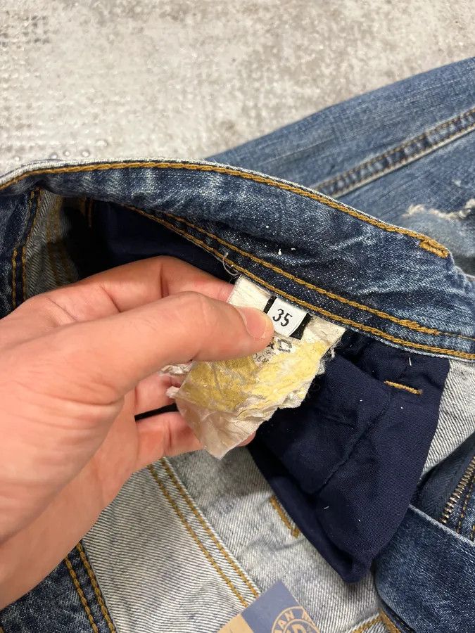 Dolce & Gabbana 2000s Dolce & Gabbana Blue Distressed Denim Jeans Size US 34 / EU 50 - 10 Thumbnail