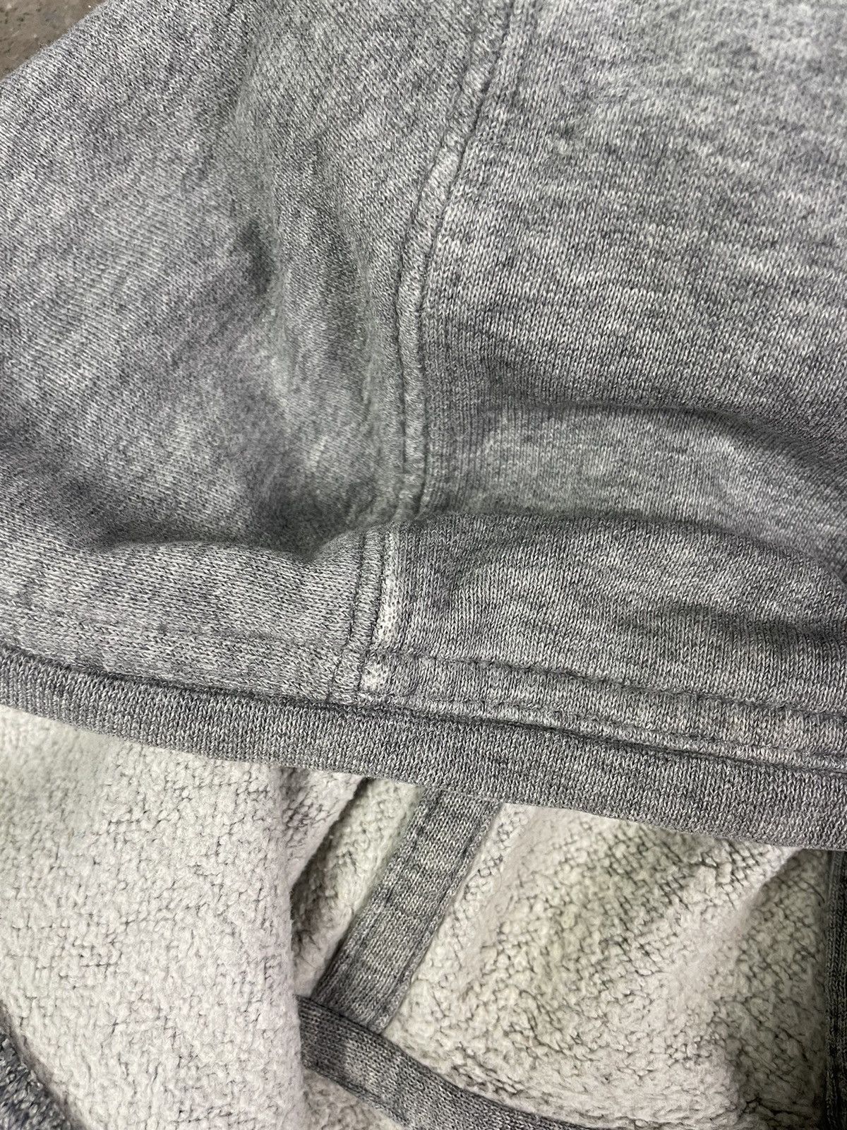 Nike × Vintage Vintage Nike Y2K Grey Sweatshirt Zip Hoodie Size L / US 10 / IT 46 - 3 Thumbnail