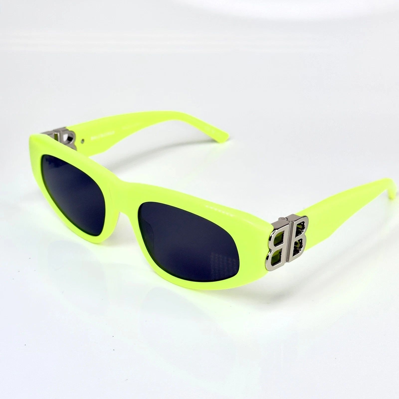 Balenciaga BALENCIAGA BB0095S DYNASTY 0095 007 Fashion Logo Sunglasses Size ONE SIZE - 4 Thumbnail