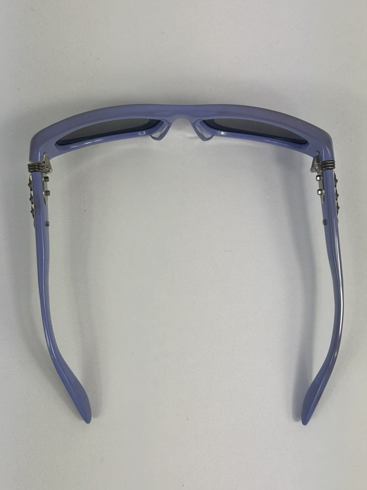 Chrome Hearts Lilac Sterling Silver Stars Hardware Roller Sunglasses RARE Size ONE SIZE - 13 Thumbnail
