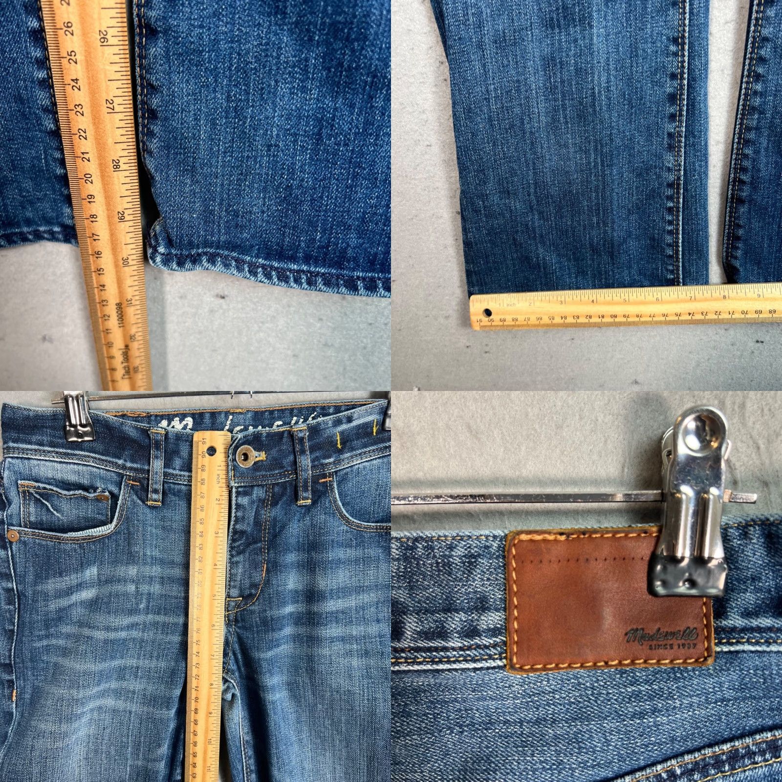 Madewell Madewell Jeans Womens 26 Bootcut High Rise Blue Cotton Spandex Denim 32 Inseam Size 26" / US 2 / IT 38 - 8 Thumbnail