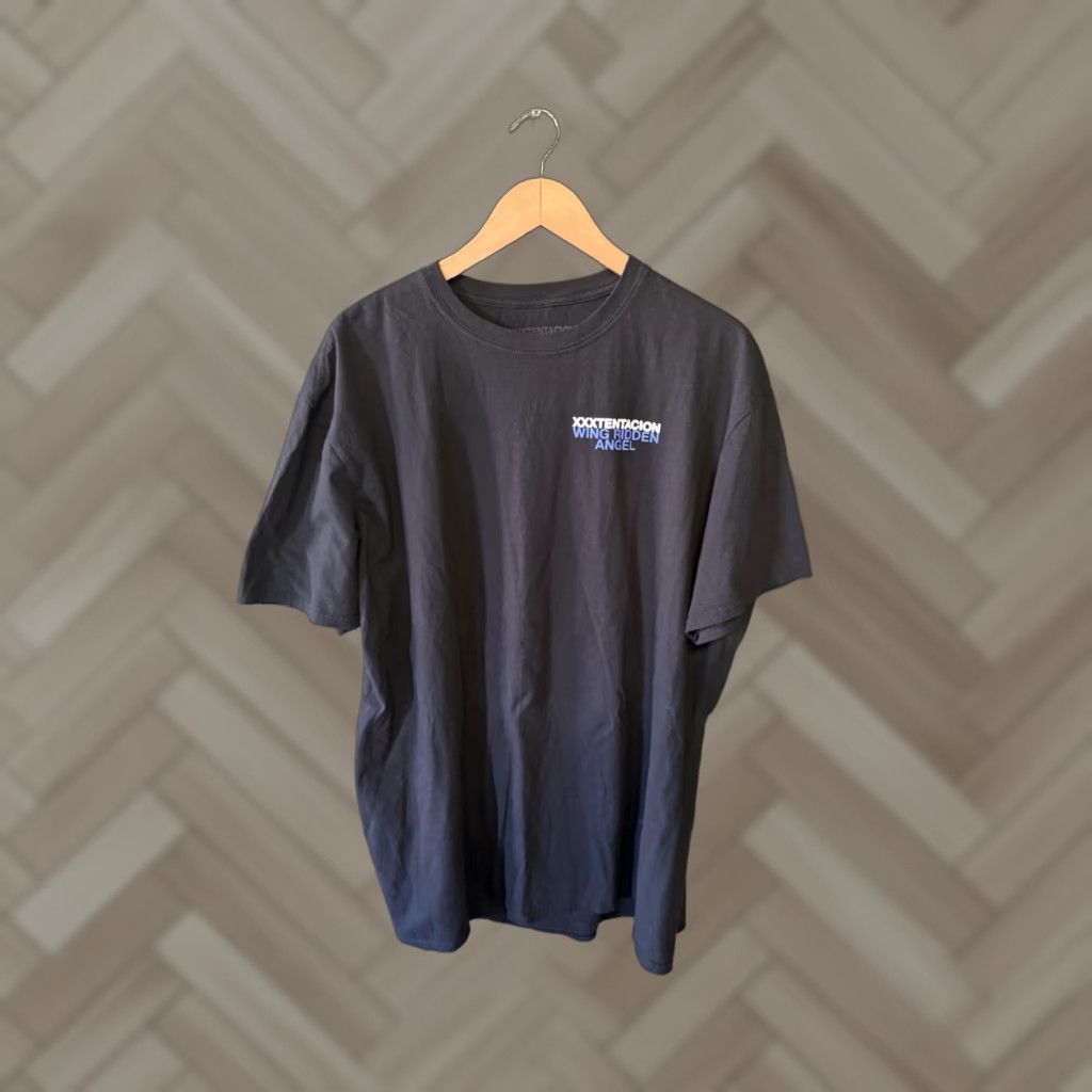 Vintage XXXTentacion Shirt 2XL Black Crew Neck Short Sleeve Graphic Print Angel Logo T-Shirt Men Size US XXL / EU 58 / 5 - 1 Thumbnail