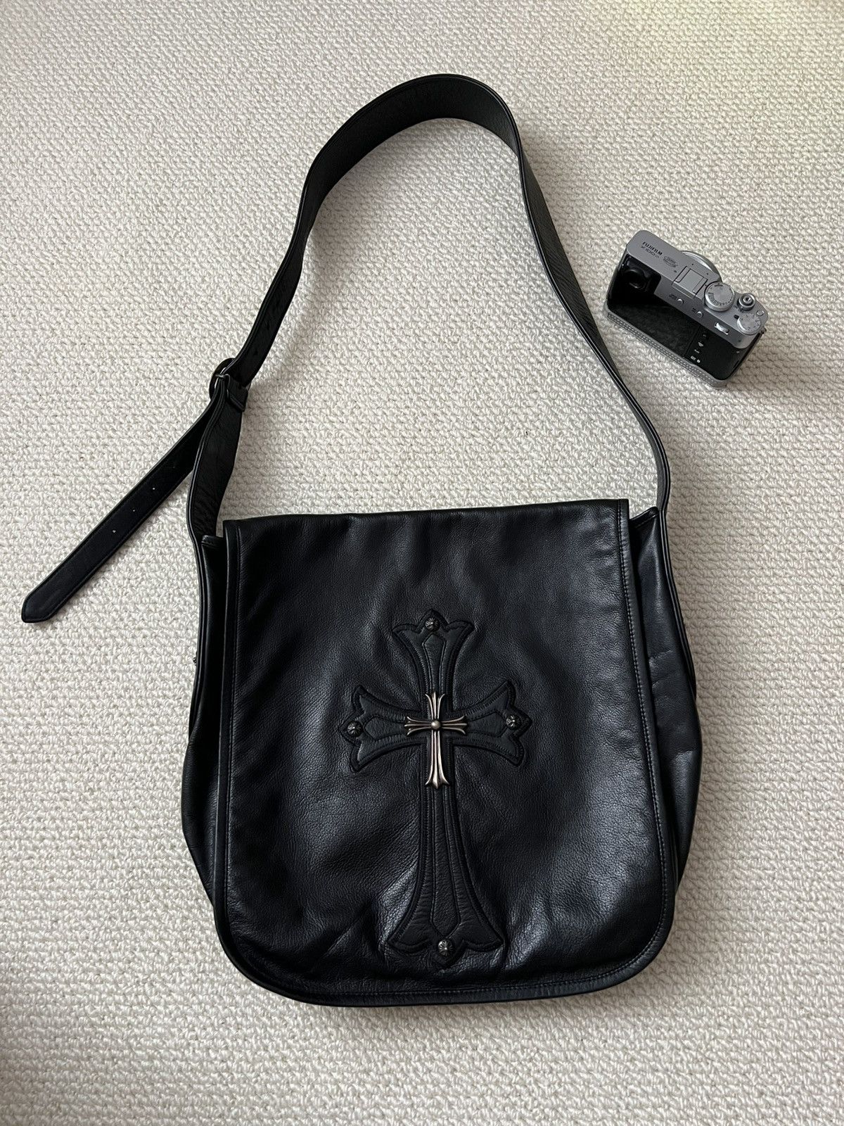 Chrome Hearts ショルダー メールバッグ 【レア】【90s】 Chrome Hearts Cross mail Bag Chrome Hearts Full Back Limited 1 of