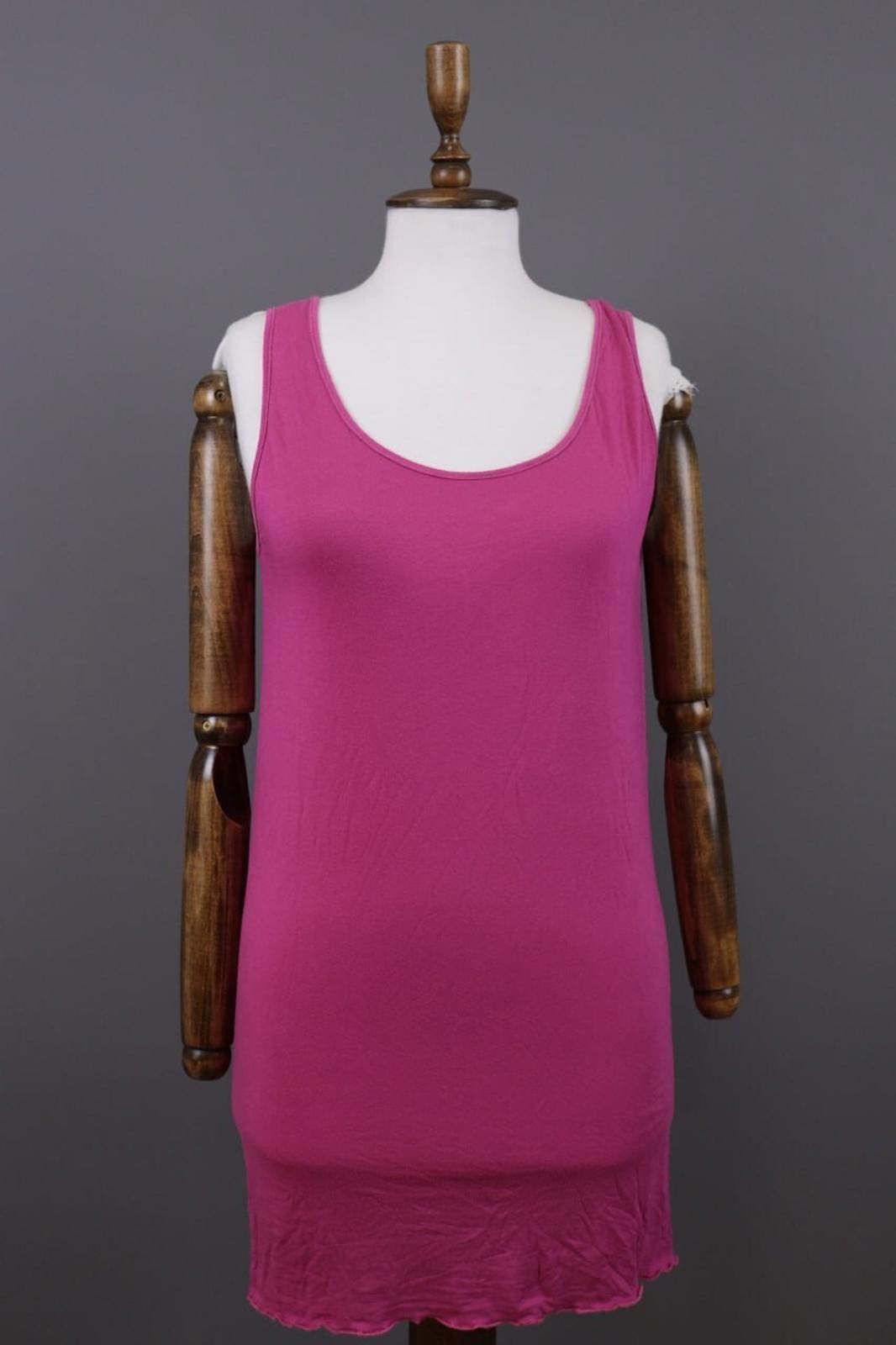 Designer Gudrun Sjödén Pink Scoop Regular Fit Stretch Tank Dress Sz M Size M / US 6-8 / IT 42-44 - 1 Thumbnail