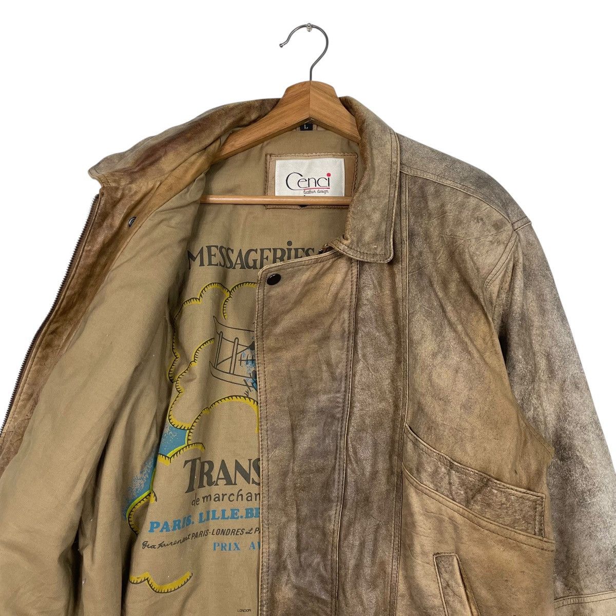 Other Cenci Leather Jacket Size US L / EU 52-54 / 3 - 10 Thumbnail