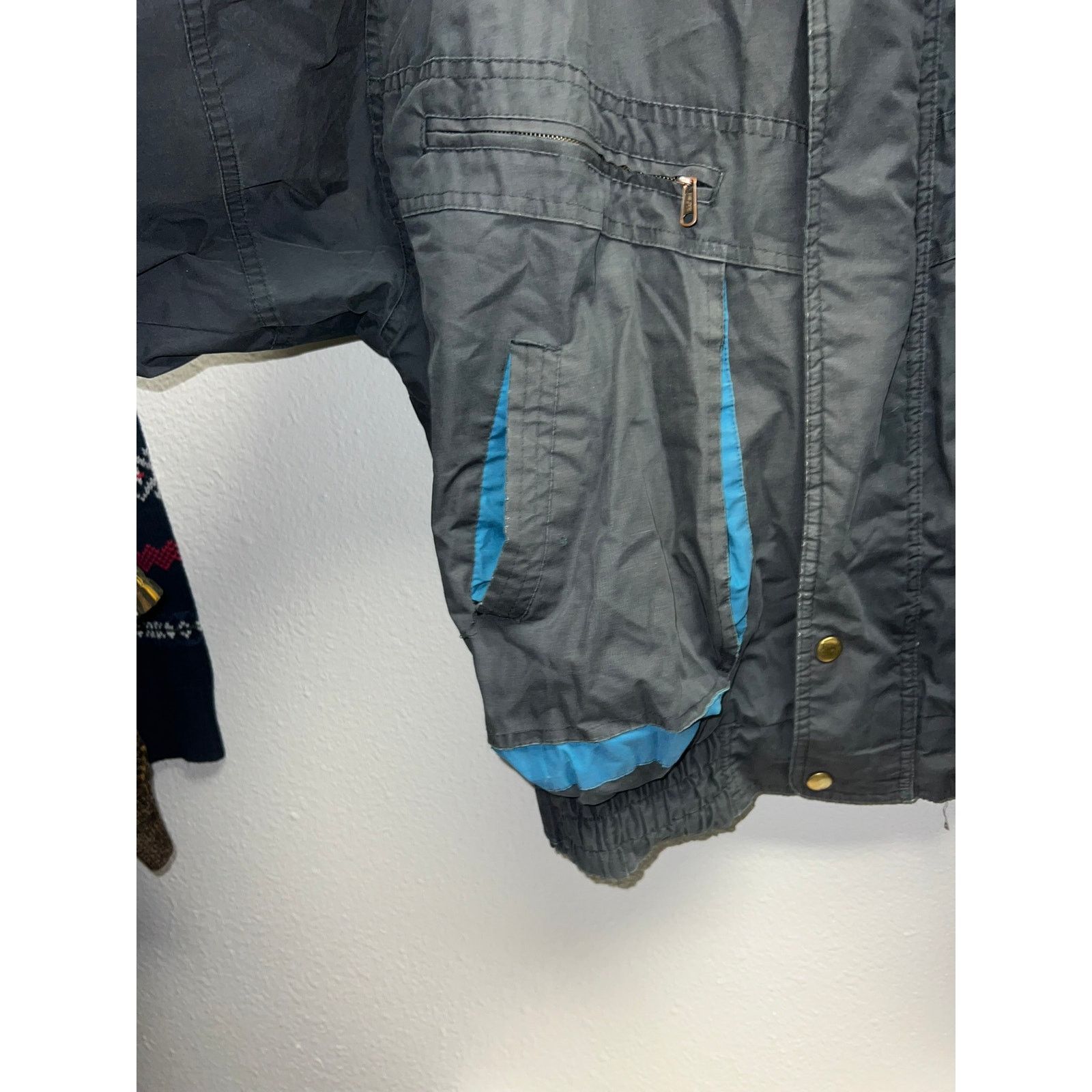 GROUNDZERO Y2K Zero Proof Ski Skiwear Black Blue Jacket L Large 2000s Size US L / EU 52-54 / 3 - 4 Thumbnail