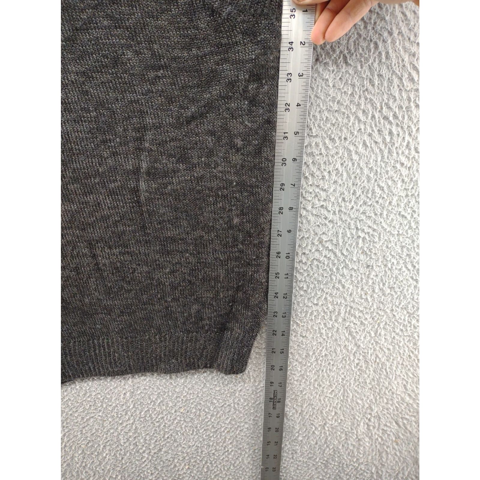 Blair John Blair Vintage Wool Blend Pullover Gray Sweater Vest Men’s XL Size V-Neck, Short Sleeve, Knit, Solid, 90s Football Golf Fashion Size US XL / EU 56 / 4 - 5 Thumbnail