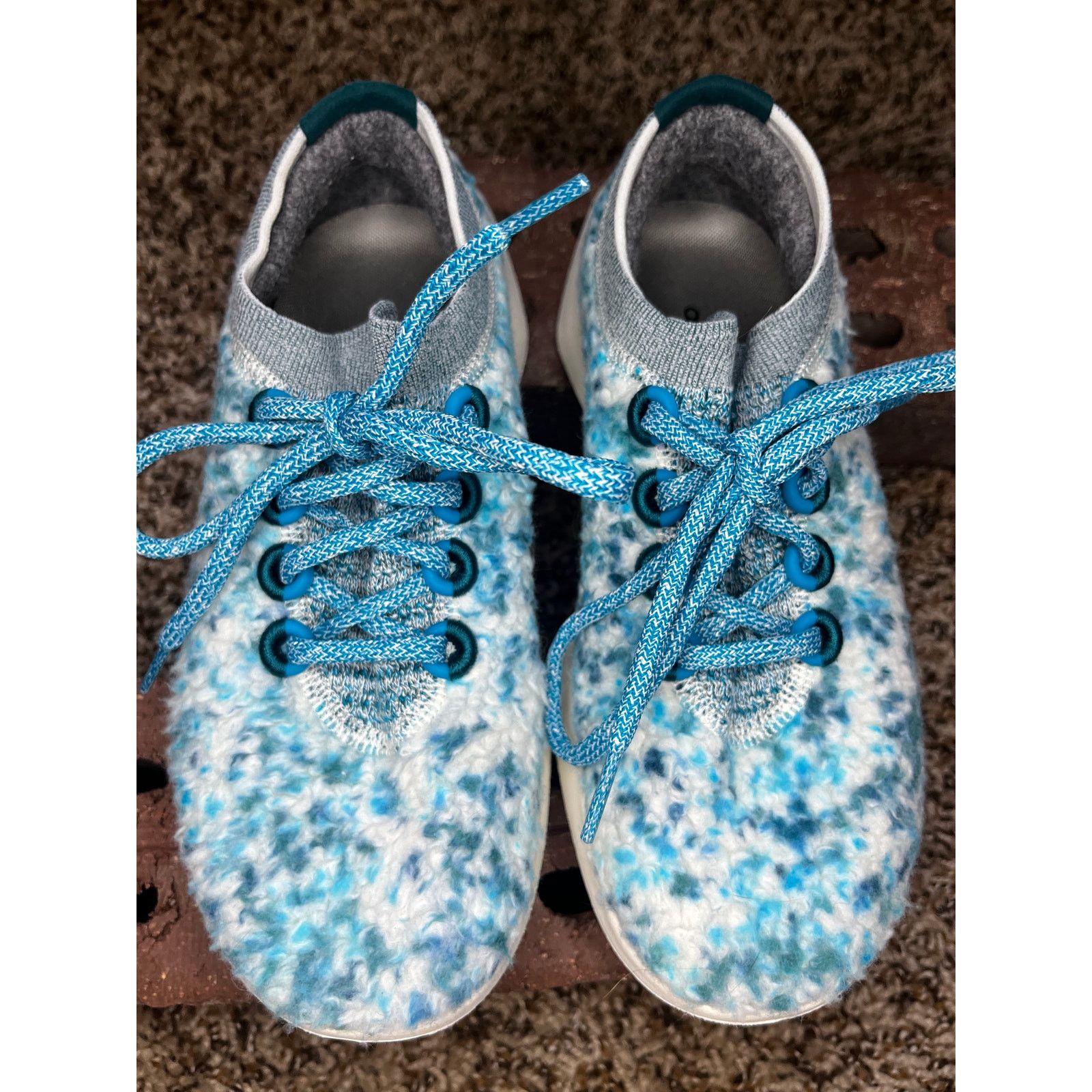 Allbirds Allbirds Wool Dasher Fluffs Sneaker Teal/Deep Emerald 5.5 Size US 5.5 / IT 35.5 - 5 Thumbnail