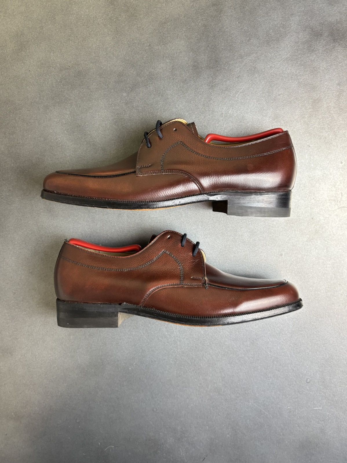 Eaton × Leather × Vintage 1960s Vintage Loafers 1970s Leather Moc Toe Size US 9 / EU 42 - 23 Thumbnail