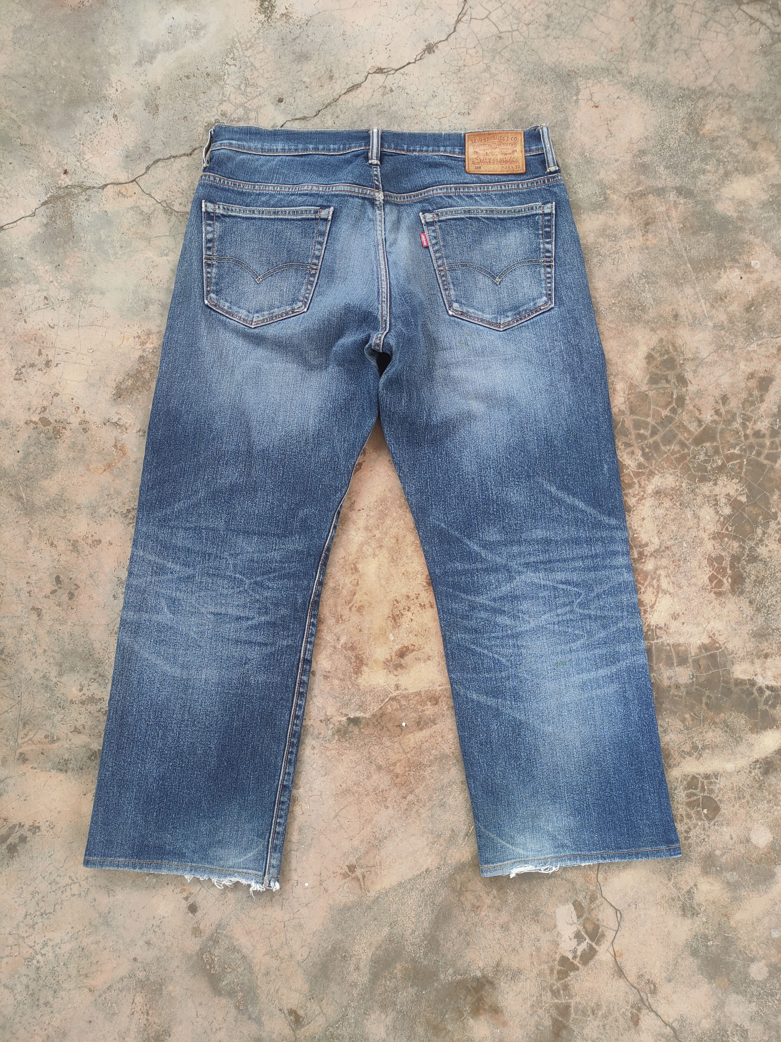 Levi's Vintage Clothing VINTAGE LEVI'S FADED DISTRESSED DENIM JEAN PANTS Size US 36 / EU 52 - 2 Thumbnail