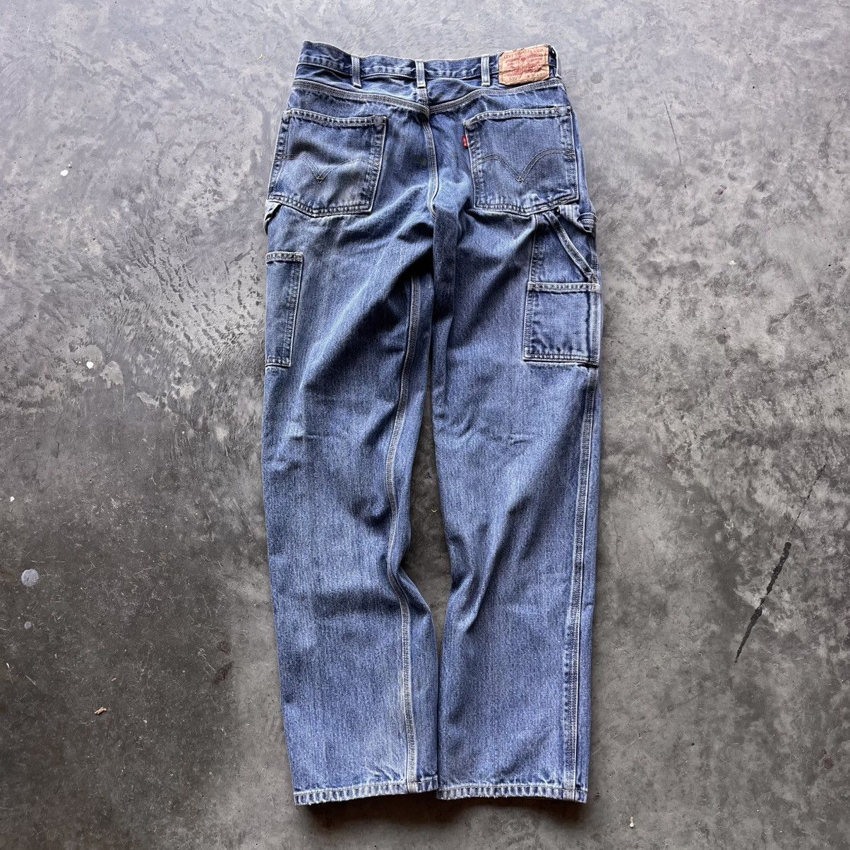 Levi's × Vintage Vintage Levi's 550 Carpenter Pants 34x34 Relaxed Fit Faded Size US 34 / EU 50 - 1 Thumbnail