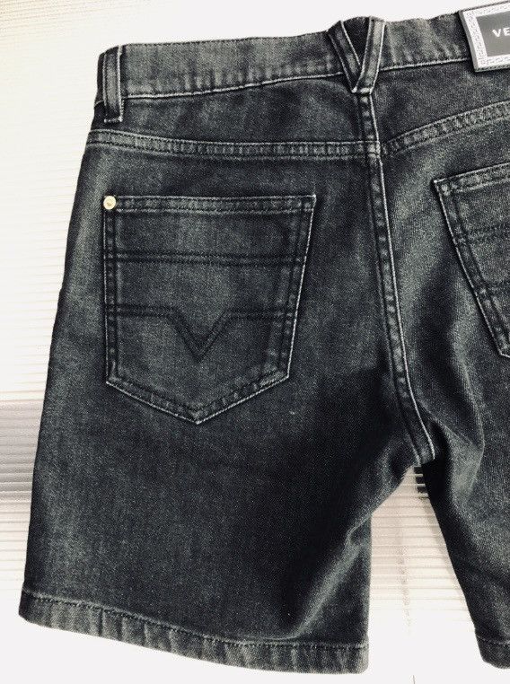 Versace Verscae 🇮🇹 Black Asphalt 5 Pkt Medusahead Denim Shorts 30 New Size US 30 / EU 46 - 10 Thumbnail