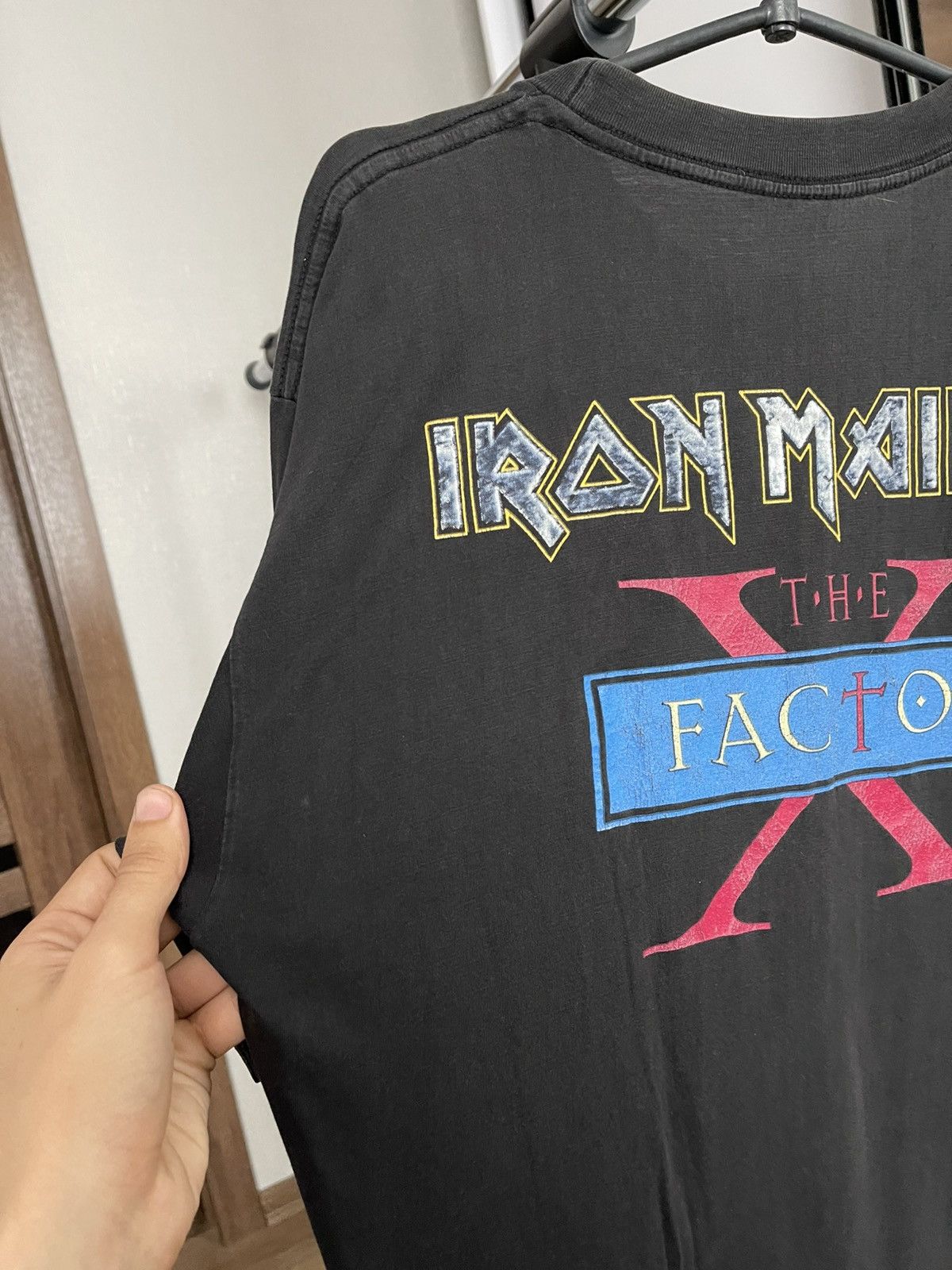 Band Tees 1995 Iron Maiden The X Factor Vintage Rock Band T-Shirt Tee Size US XL / EU 56 / 4 - 20 Thumbnail