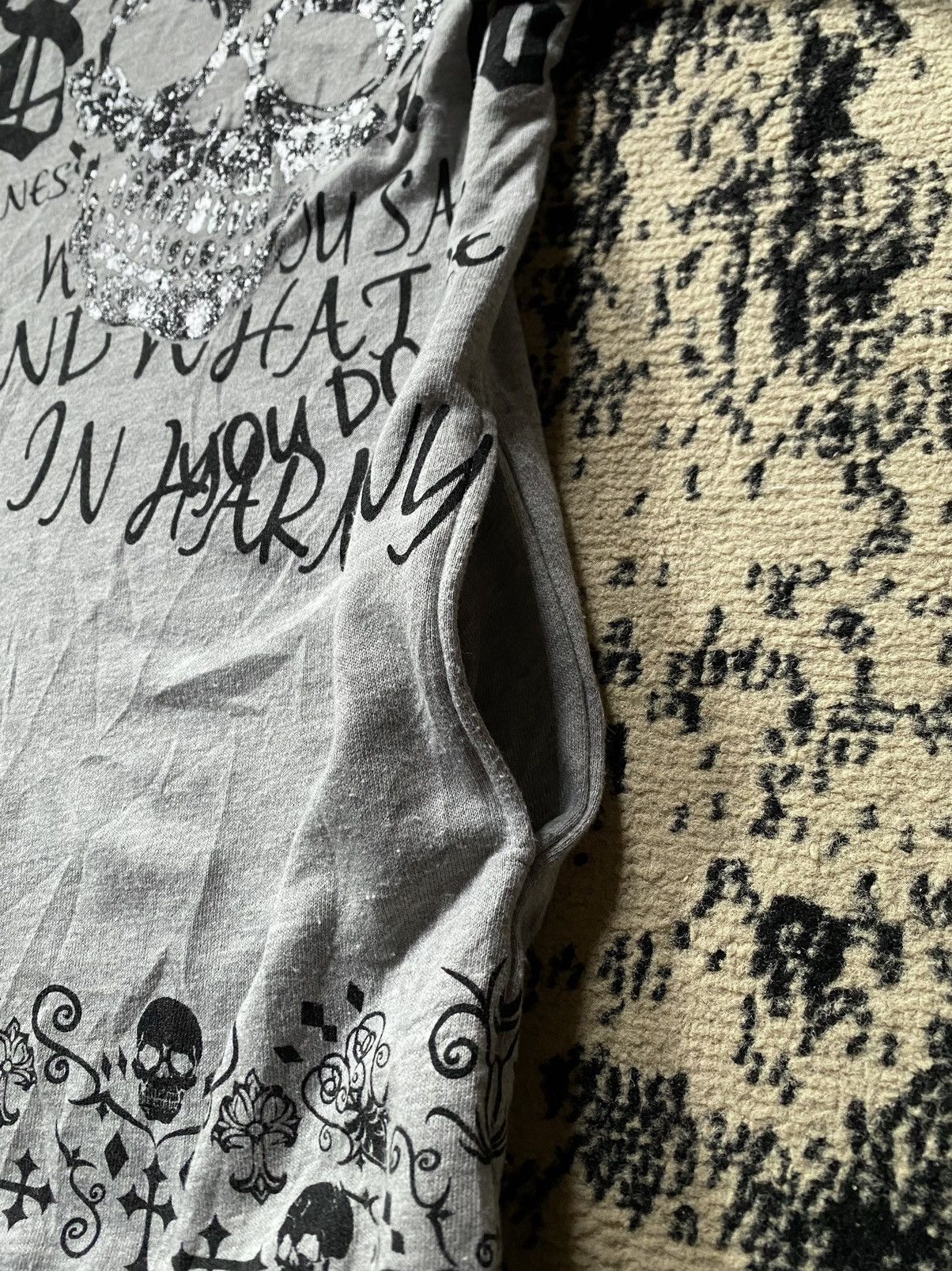 Hysteric Glamour × If Six Was Nine × Japanese Brand Vintage Japanes Dig Deep Skull Hoodie Size US XL / EU 56 / 4 - 4 Thumbnail