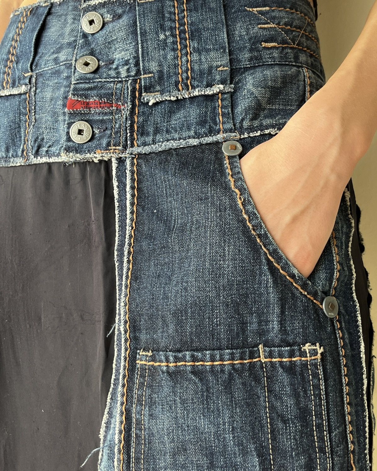 Marithe + Francois Girbaud Marithé & François Girbaud denim skirt Size 27" / US 4 / IT 40 - 13 Thumbnail