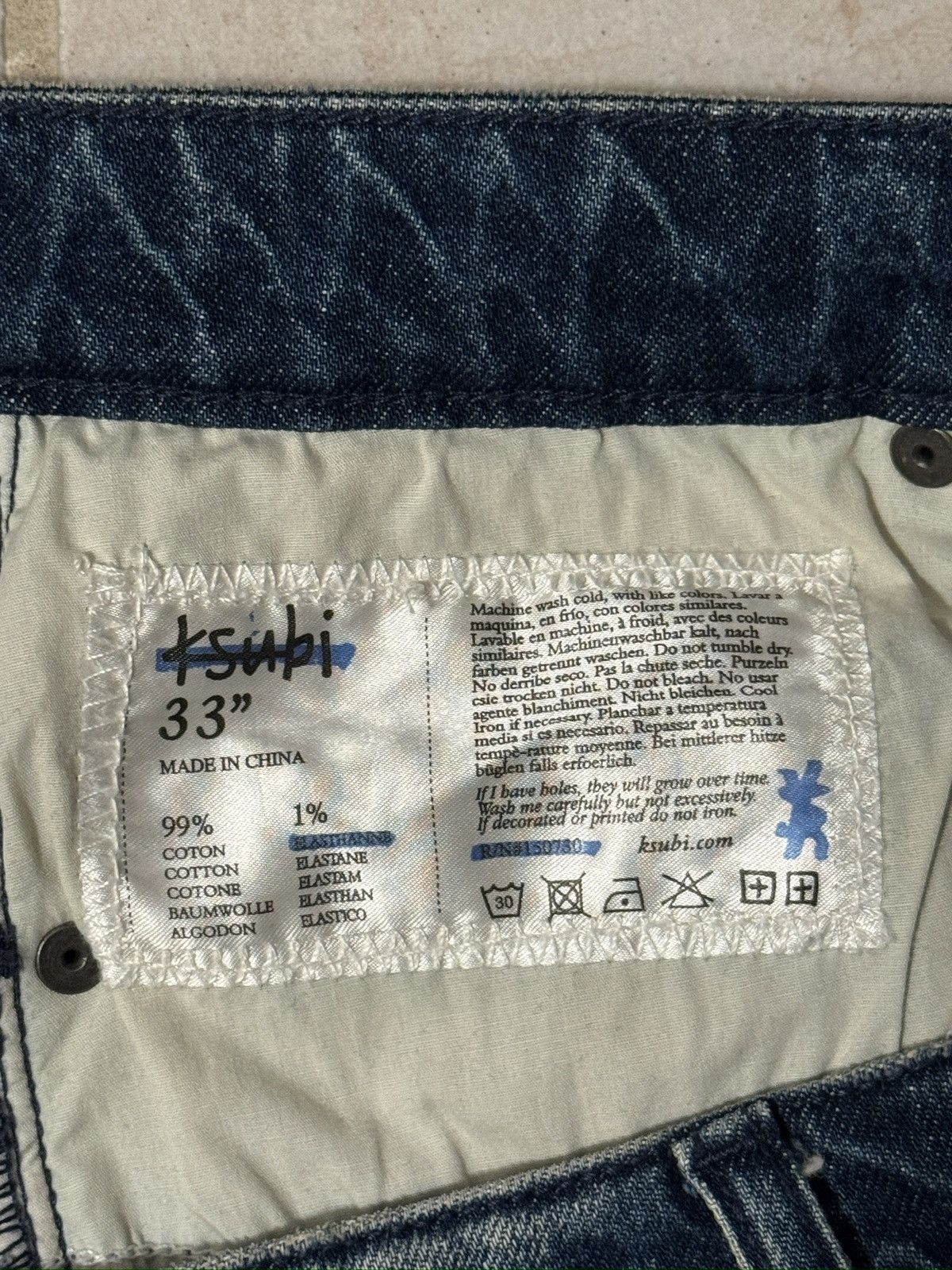 Ksubi Ksubi Blue Van Winkle Hilite Jeans Size US 33 - 5 Thumbnail
