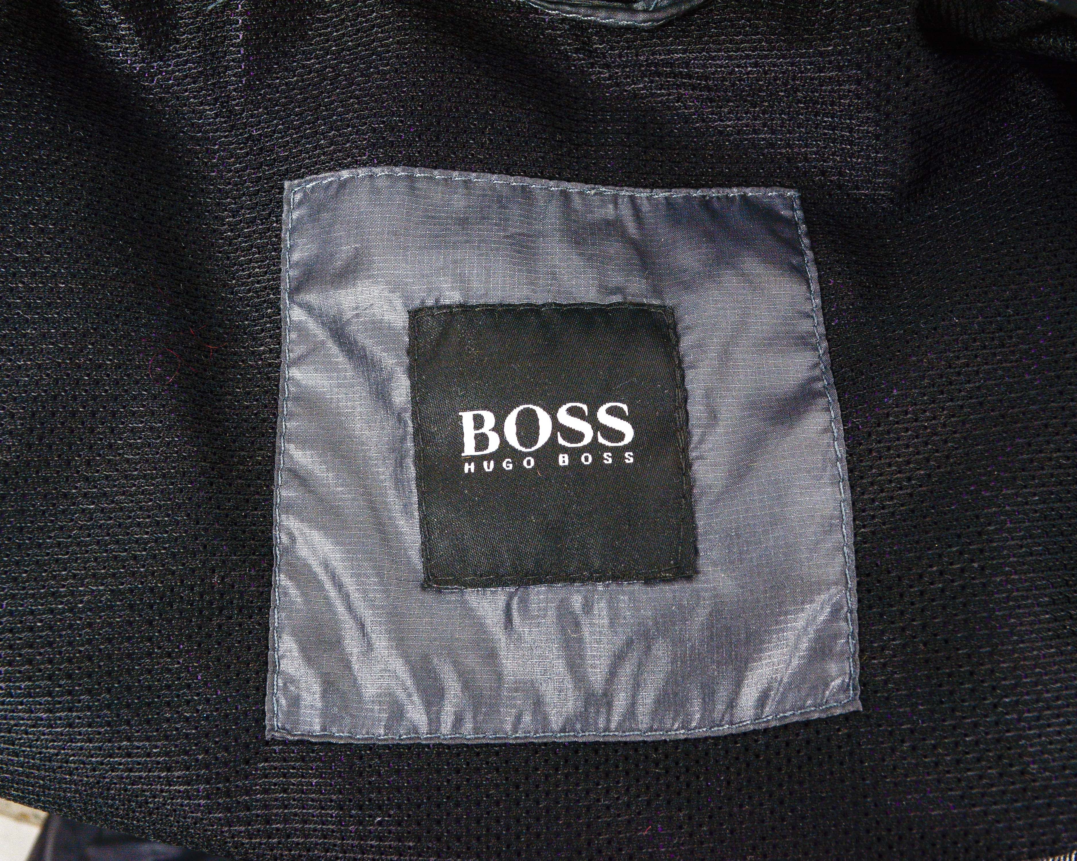 Hugo Boss Tappa Men UK 40 US Racer Bomber Jacket Nylon EU 50 DE Coat m Size US M / EU 48-50 / 2 - 6 Thumbnail