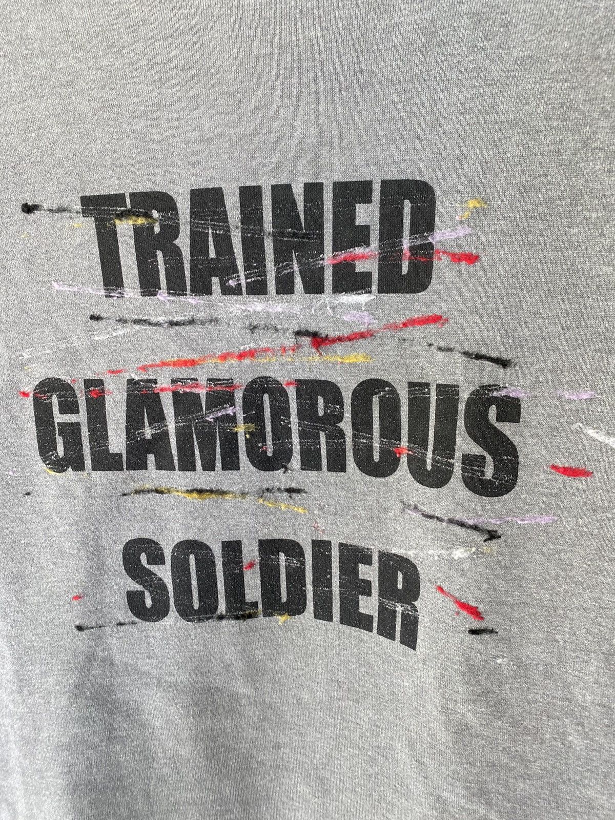 ABAHOUSE 90s Abahouse Trained Glamorous Soldier slash sweatshirt Size US M / EU 48-50 / 2 - 6 Thumbnail