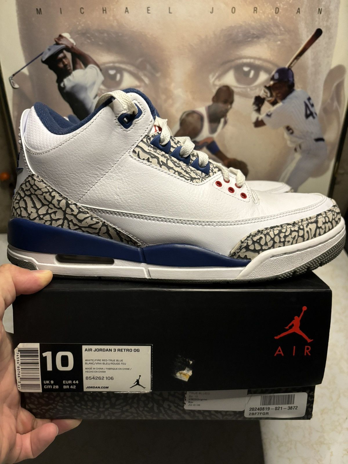 Jordan Retro 3 “True Blue”