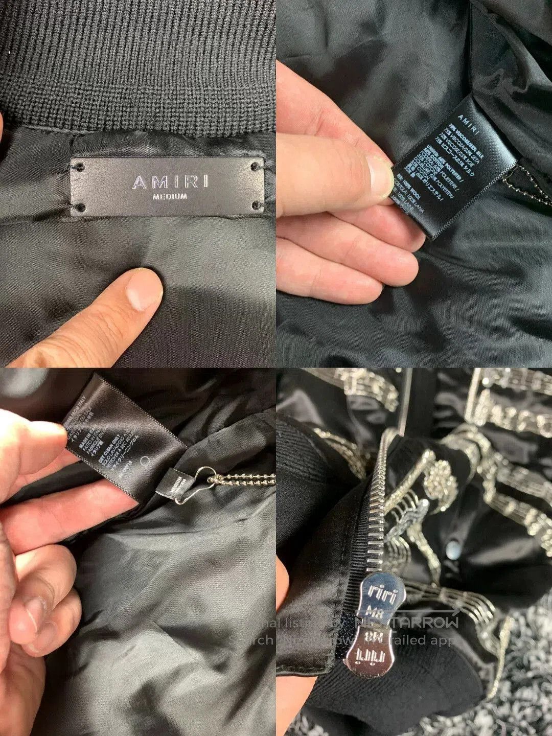 Amiri amiri music note bomber jacket. Size US M / EU 48-50 / 2 - 7 Thumbnail