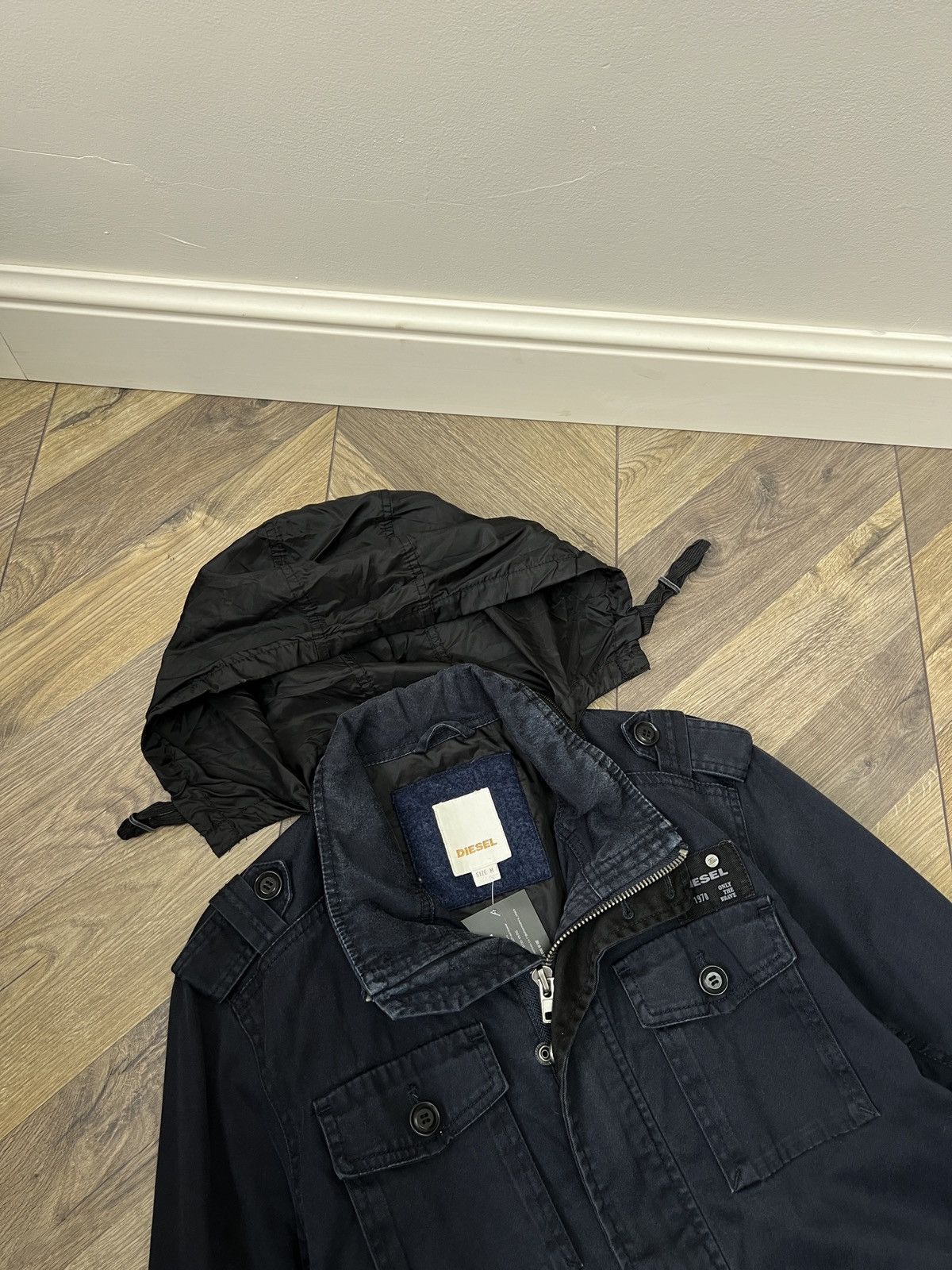 Diesel × Vintage Vintage Diesel Archival Navy Jacket Size US M / EU 48-50 / 2 - 5 Thumbnail