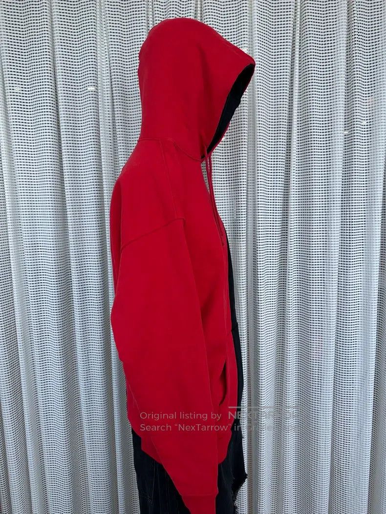 Vetements Vetements Black and Red Thick Mask Hoodie Size US M / EU 48-50 / 2 - 3 Thumbnail