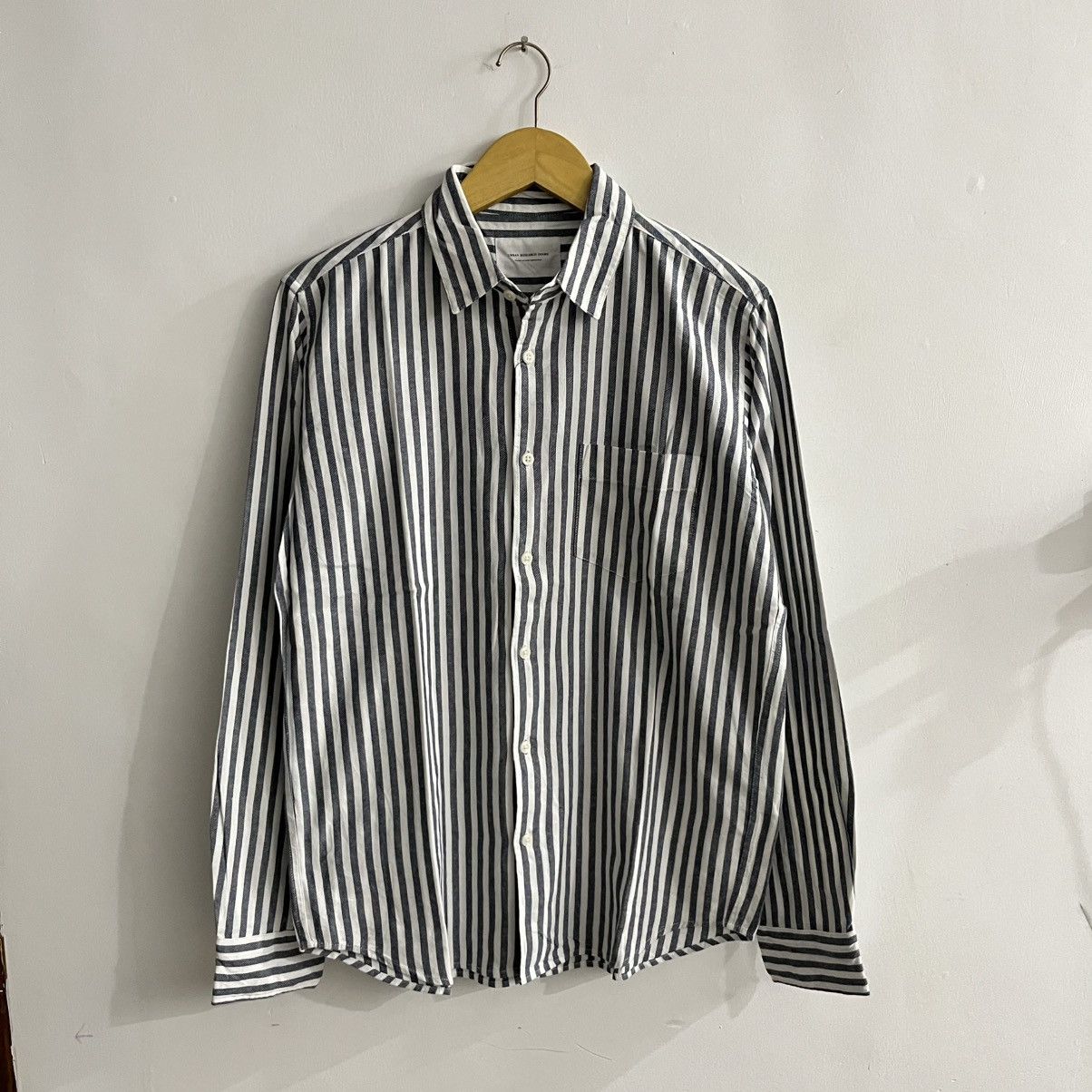 Issey Miyake Urban Research - Striped Iconic Longsleeve Shirt Size US M / EU 48-50 / 2 - 1 Thumbnail