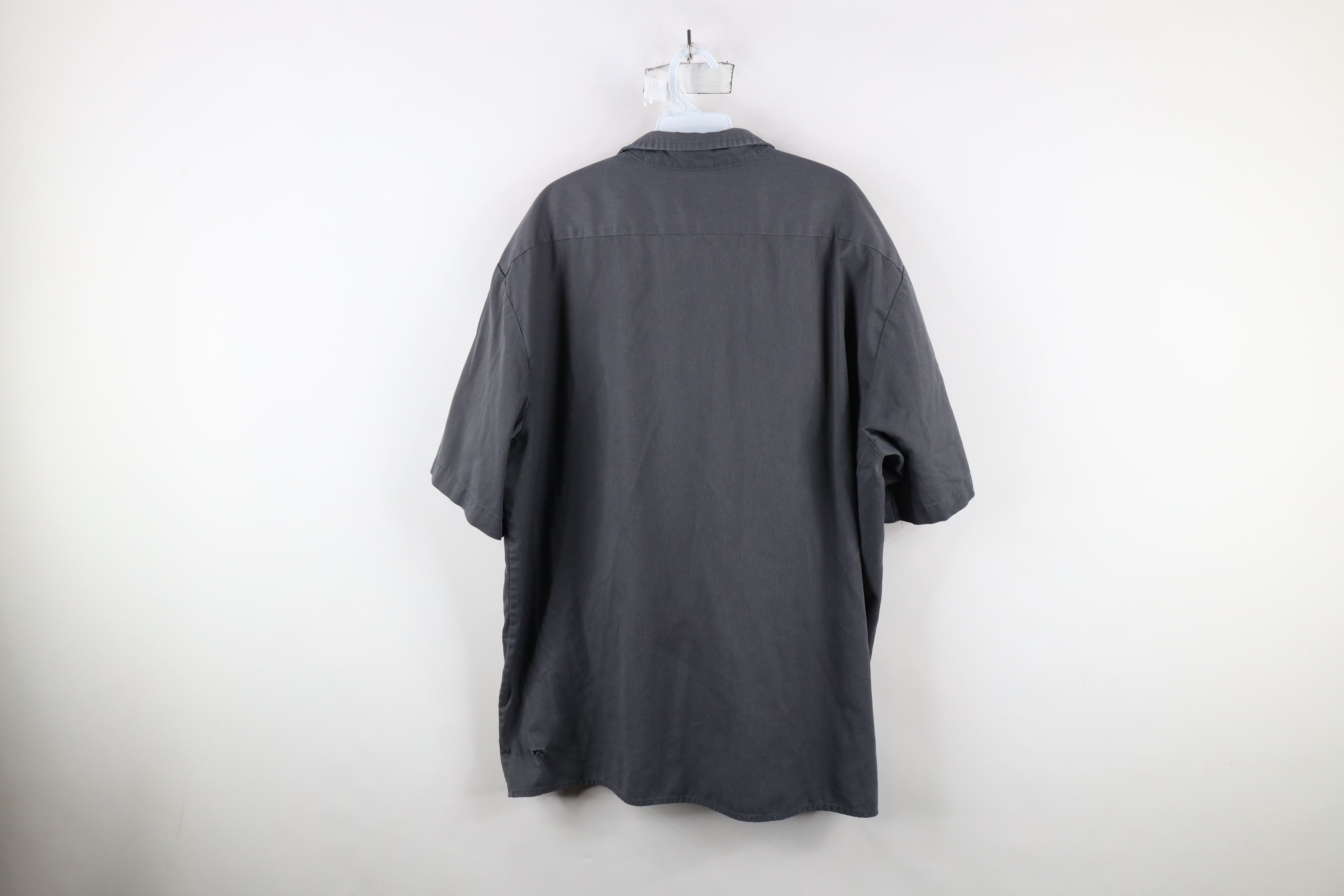 Dickies × Vintage Vintage Dickies Out Workwear Mechanic Button Shirt Gray Size US XXL / EU 58 / 5 - 10 Thumbnail