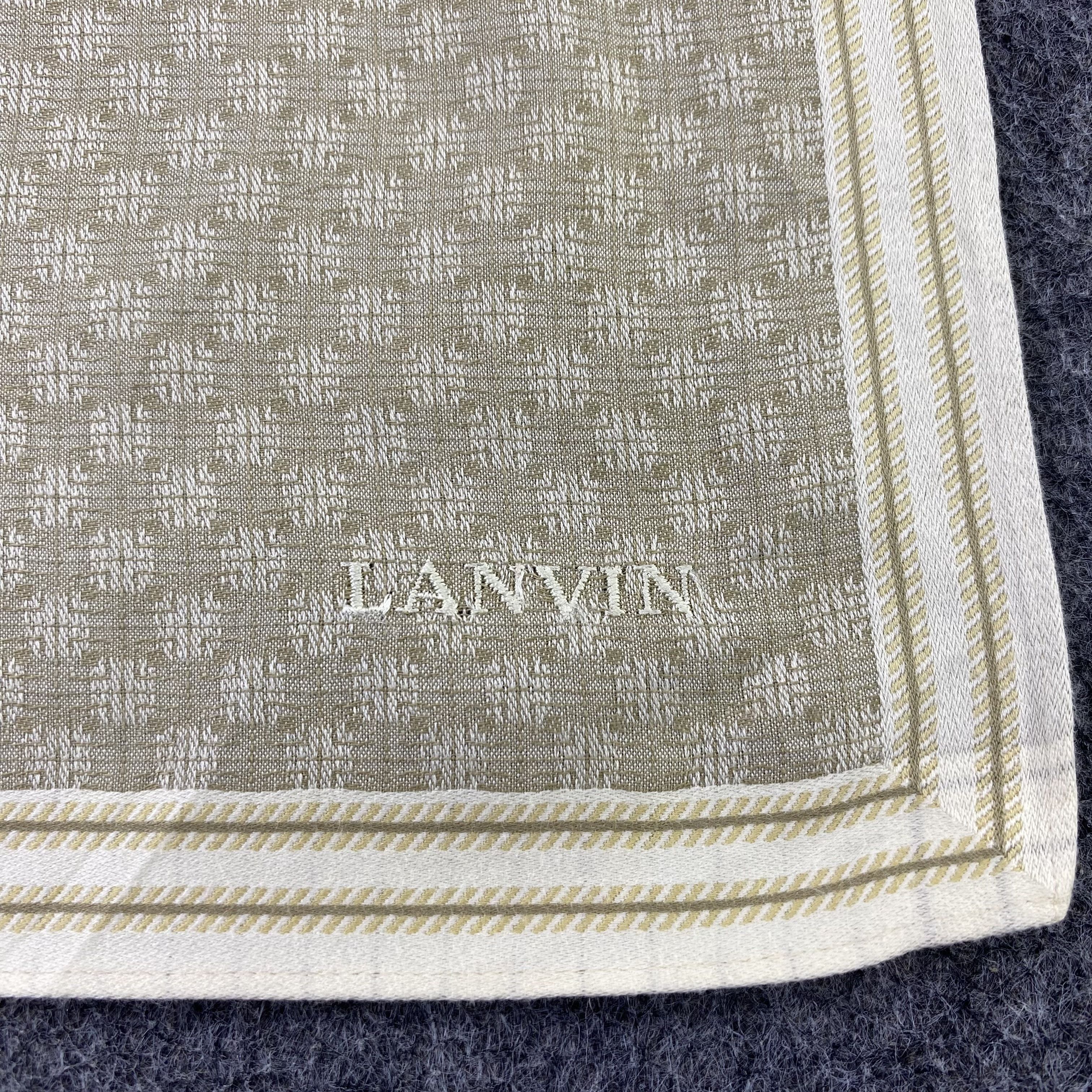 Lanvin Lanvin Handkerchief Neckerchief Bandana-B1570 Size ONE SIZE - 7 Thumbnail
