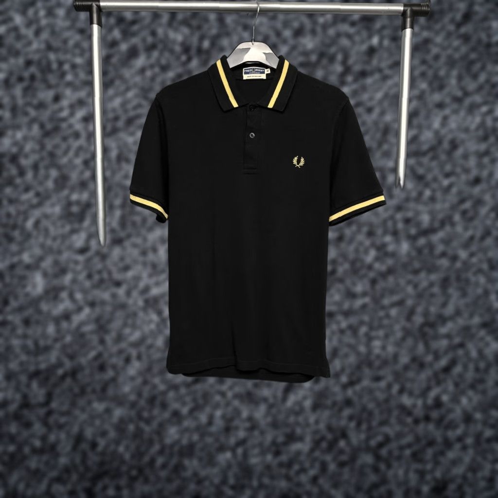 Fred Perry Fred Perry Polo Shirt Mens M Black Cotton Logo Vintage England Polo Shirt Size US M / EU 48-50 / 2 - 1 Thumbnail