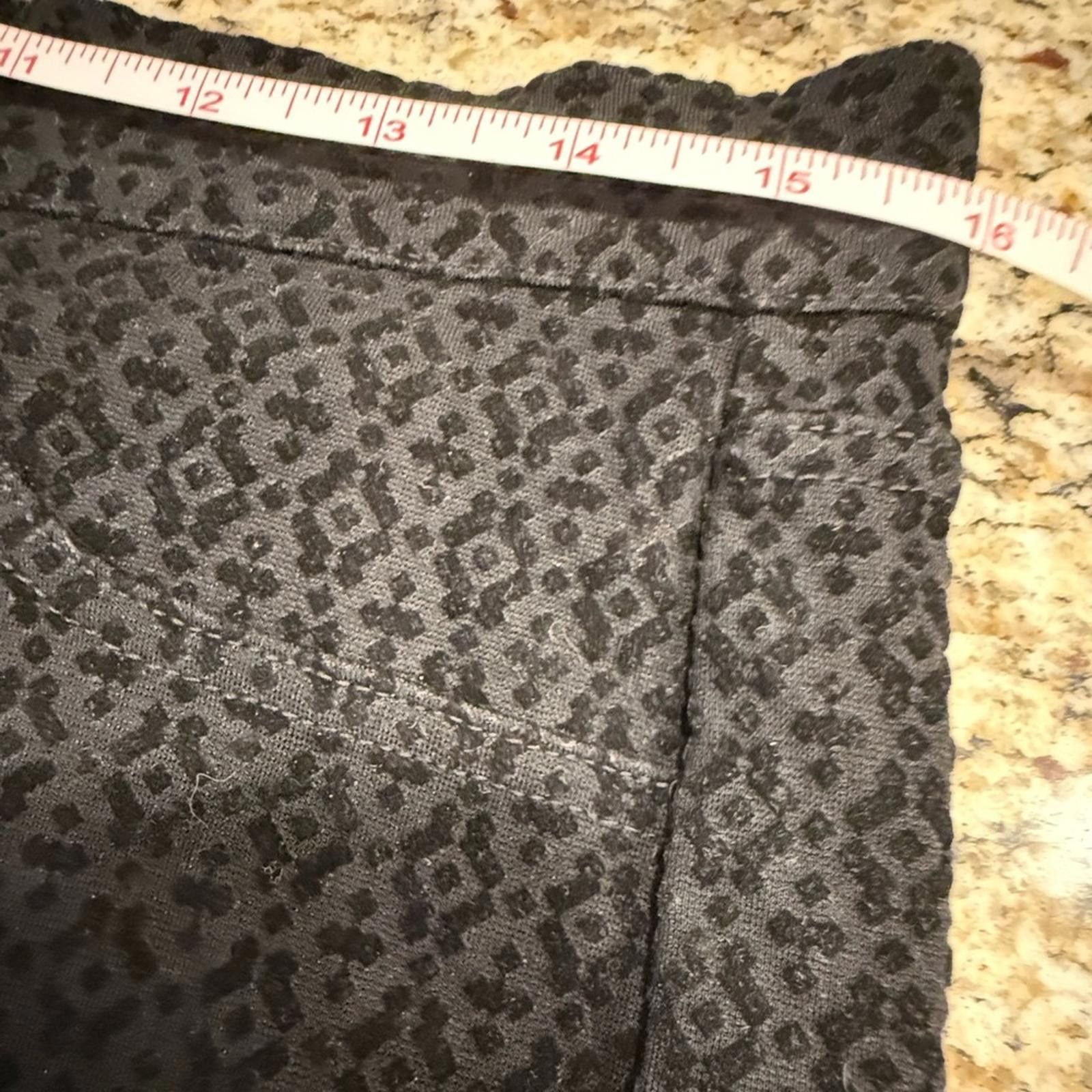 Other One Sone black textured jacquard ankle leggings SZ M Size 32" / US 10 / IT 46 - 7 Thumbnail